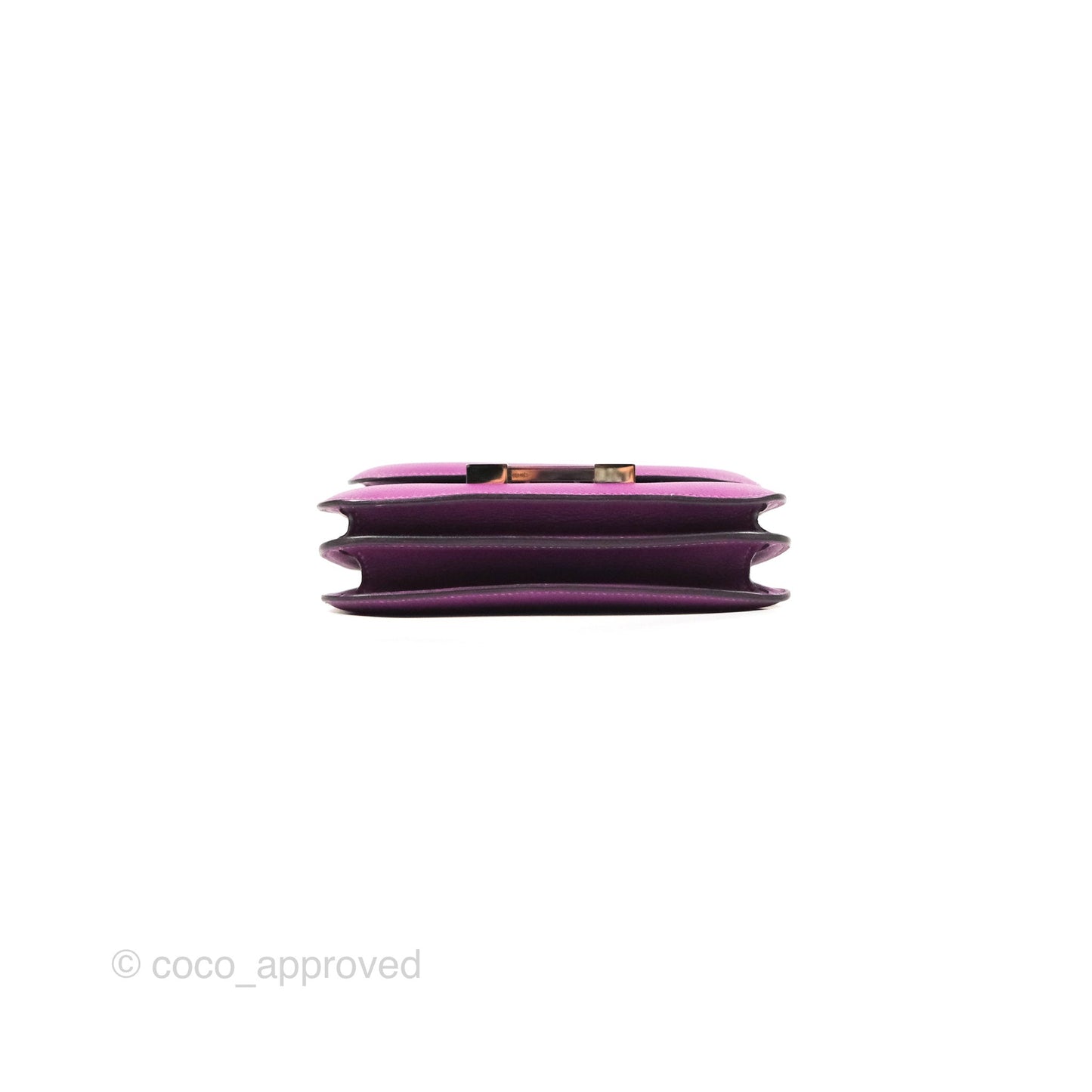 Hermès Constance Mini 18cm Anemone Evercolor Palladium Hardware
