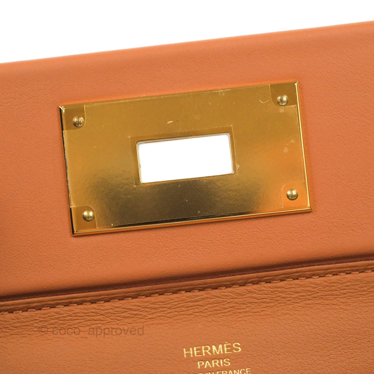 Hermès 24/24 21 Mini Gold Evercolor/Swift Gold Hardware