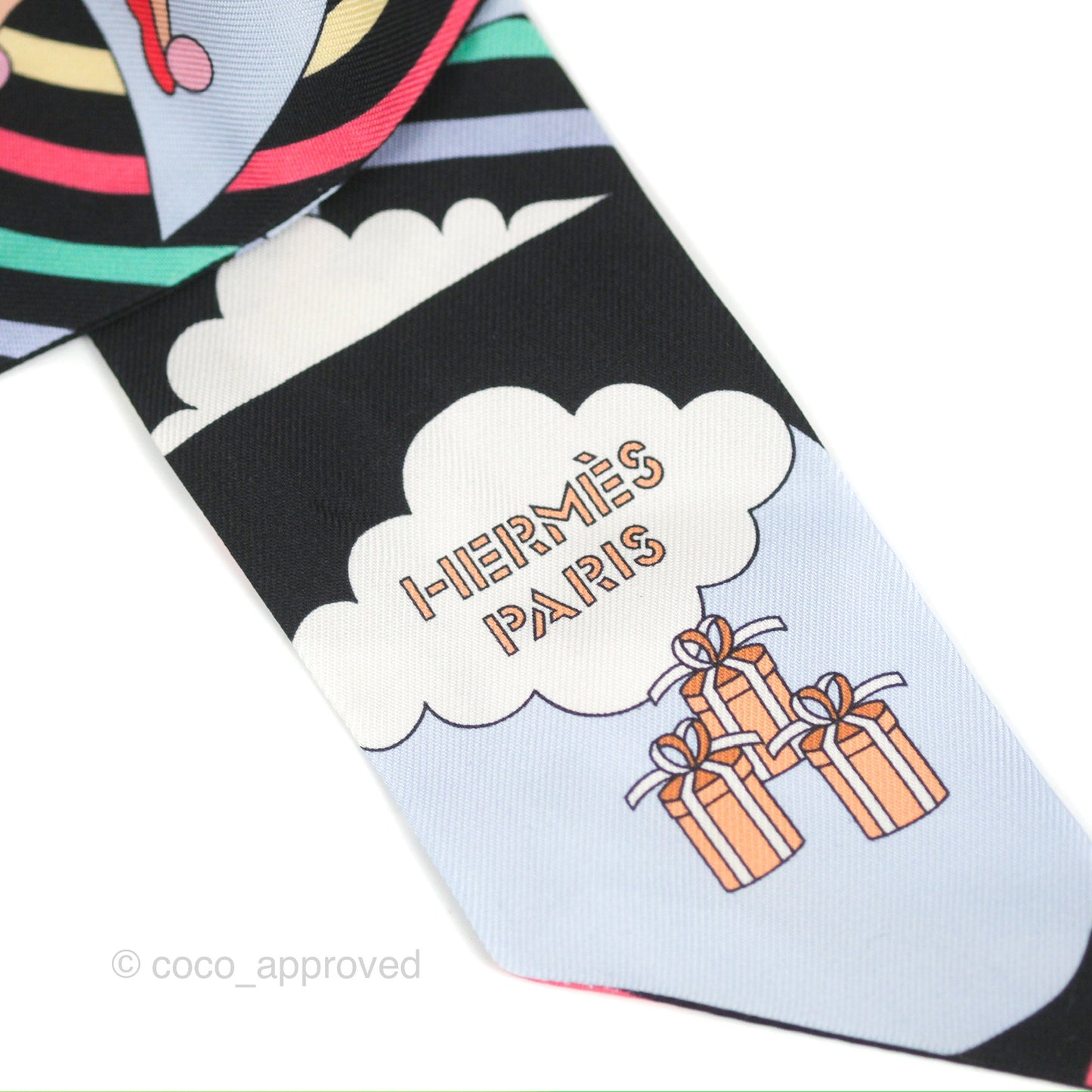 Hermes Carres Volants Silk Twilly