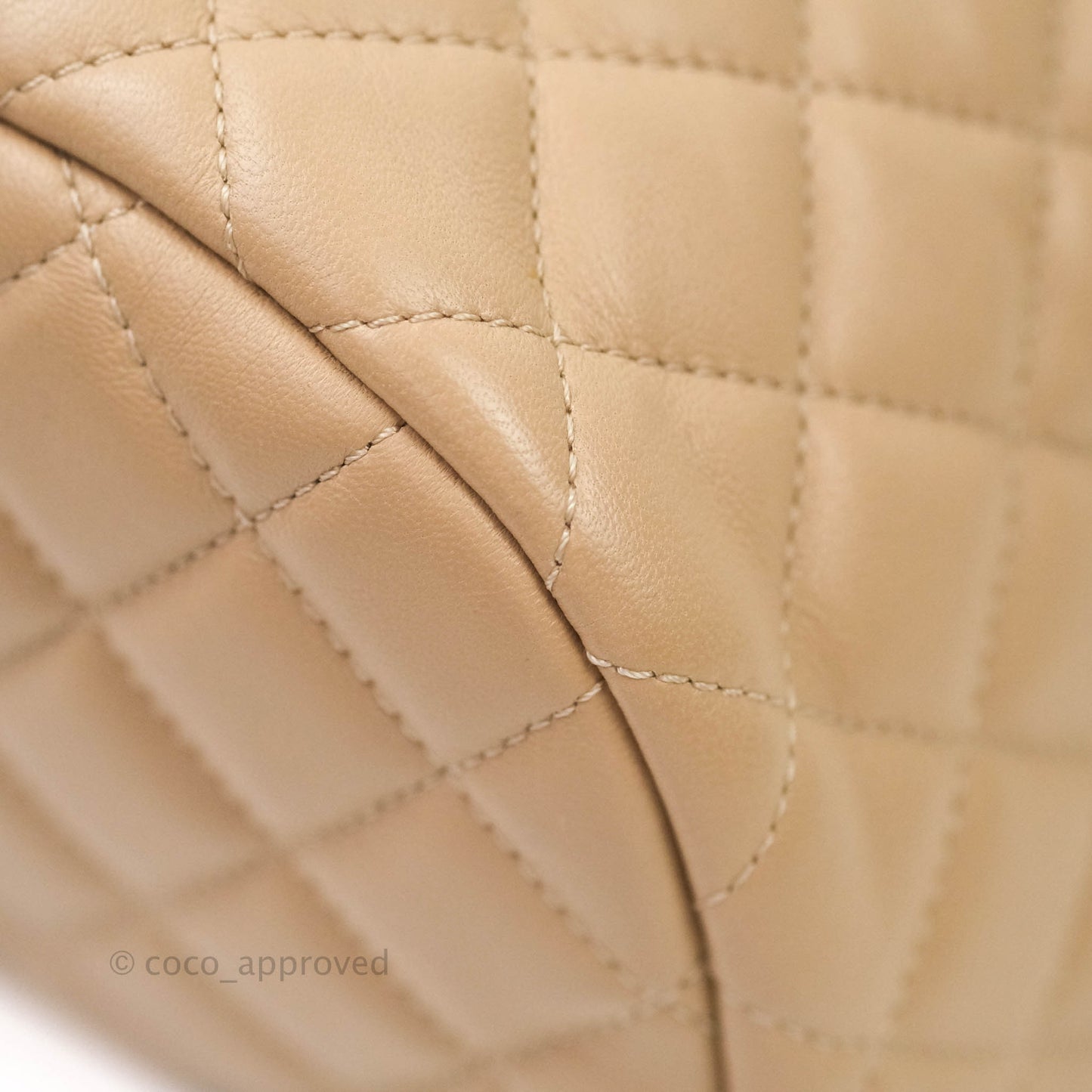 Chanel Quilted Small Urban Spirit Backpack Lambskin Beige Silver Hardware