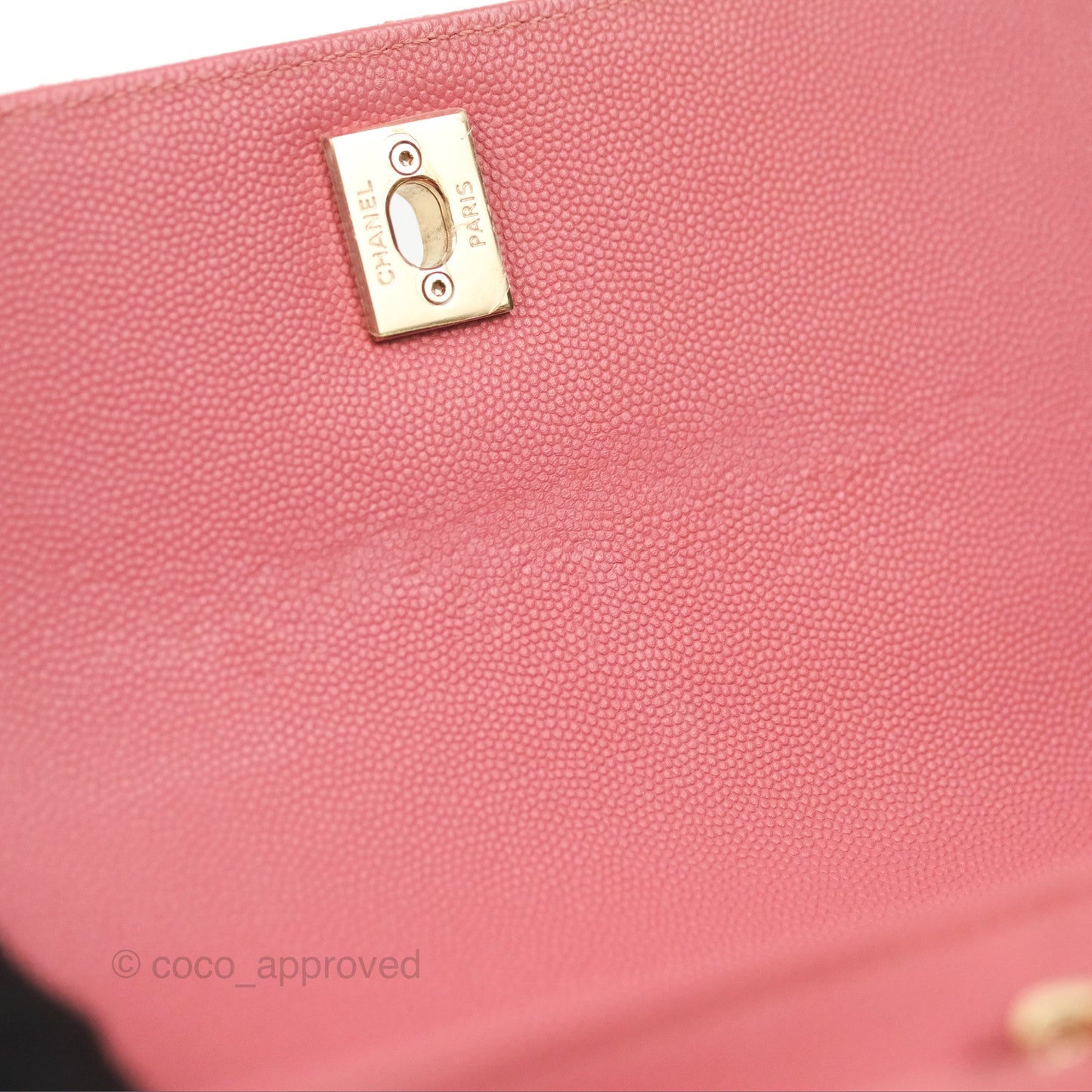 Chanel Quilted Medium Business Affinity Flap Pink Caviar Gold Hardware