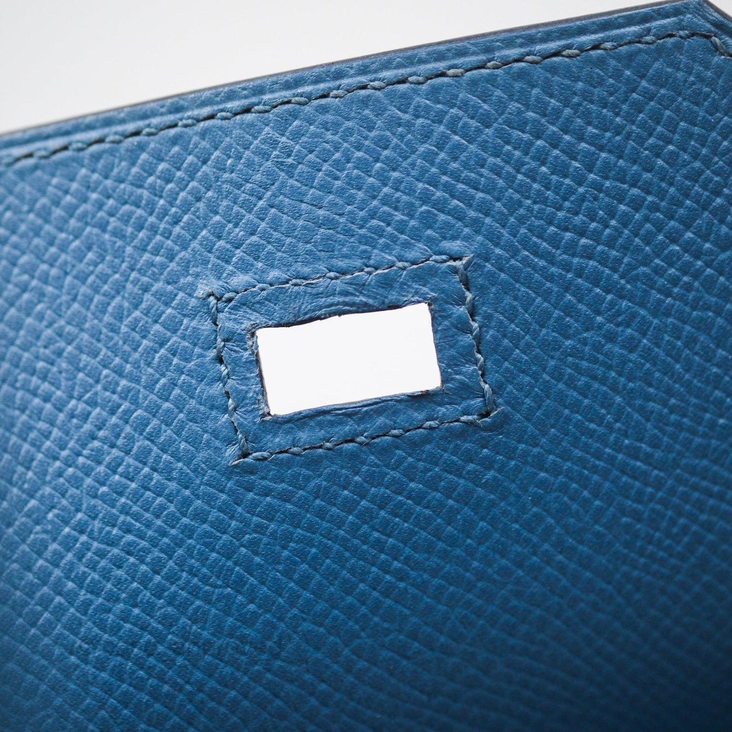Hermès Birkin 30 Retourne Bleu Brighton 7E Epsom Gold Hardware