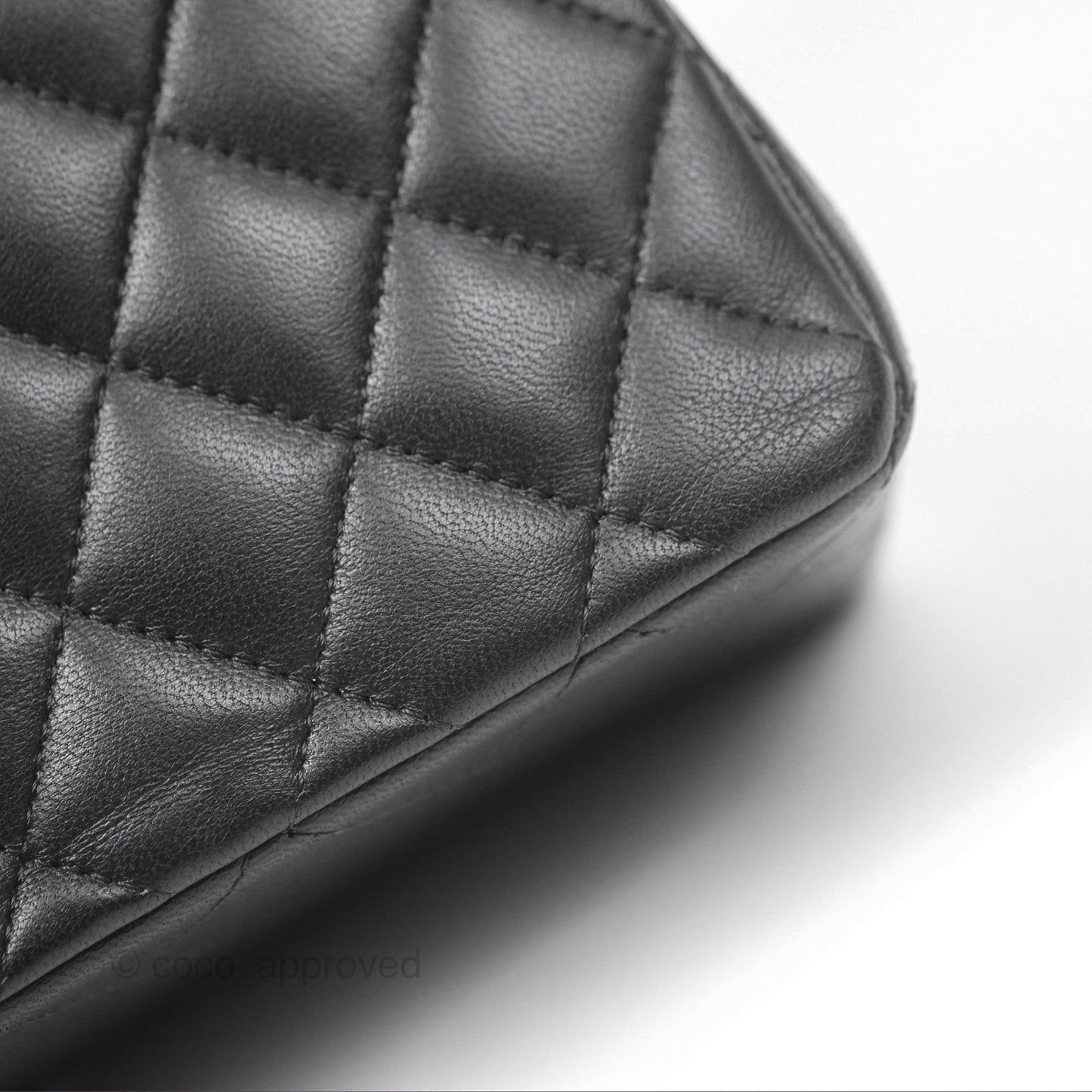 Chanel Small Classic Flap Quilted Black Lambskin Gold Hardware