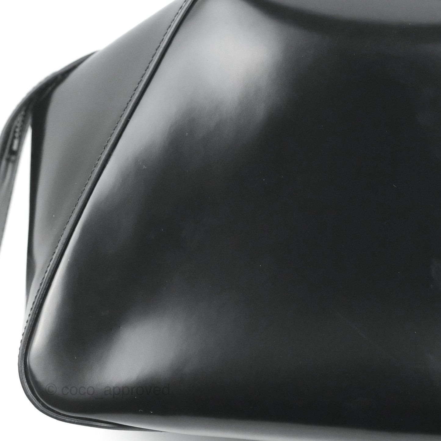 Prada Small Supernova Handbag Brushed Leather Black