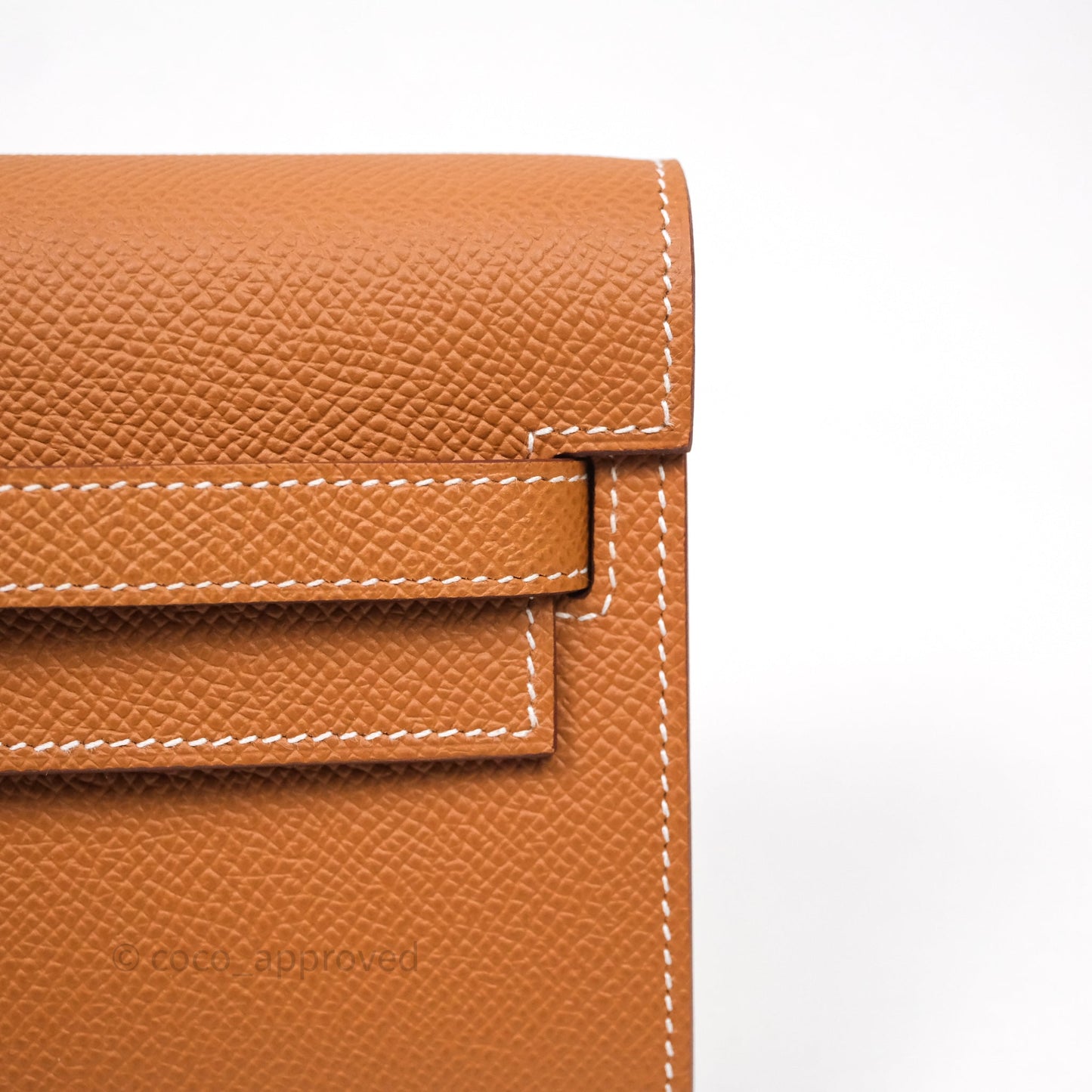 Hermès Kelly To Go Wallet Gold 37 Epsom Gold Hardware