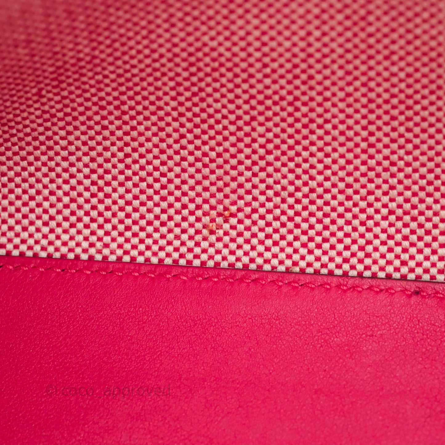 Hermès Cabas H en Biais 40 Bag Ecru / Framboise