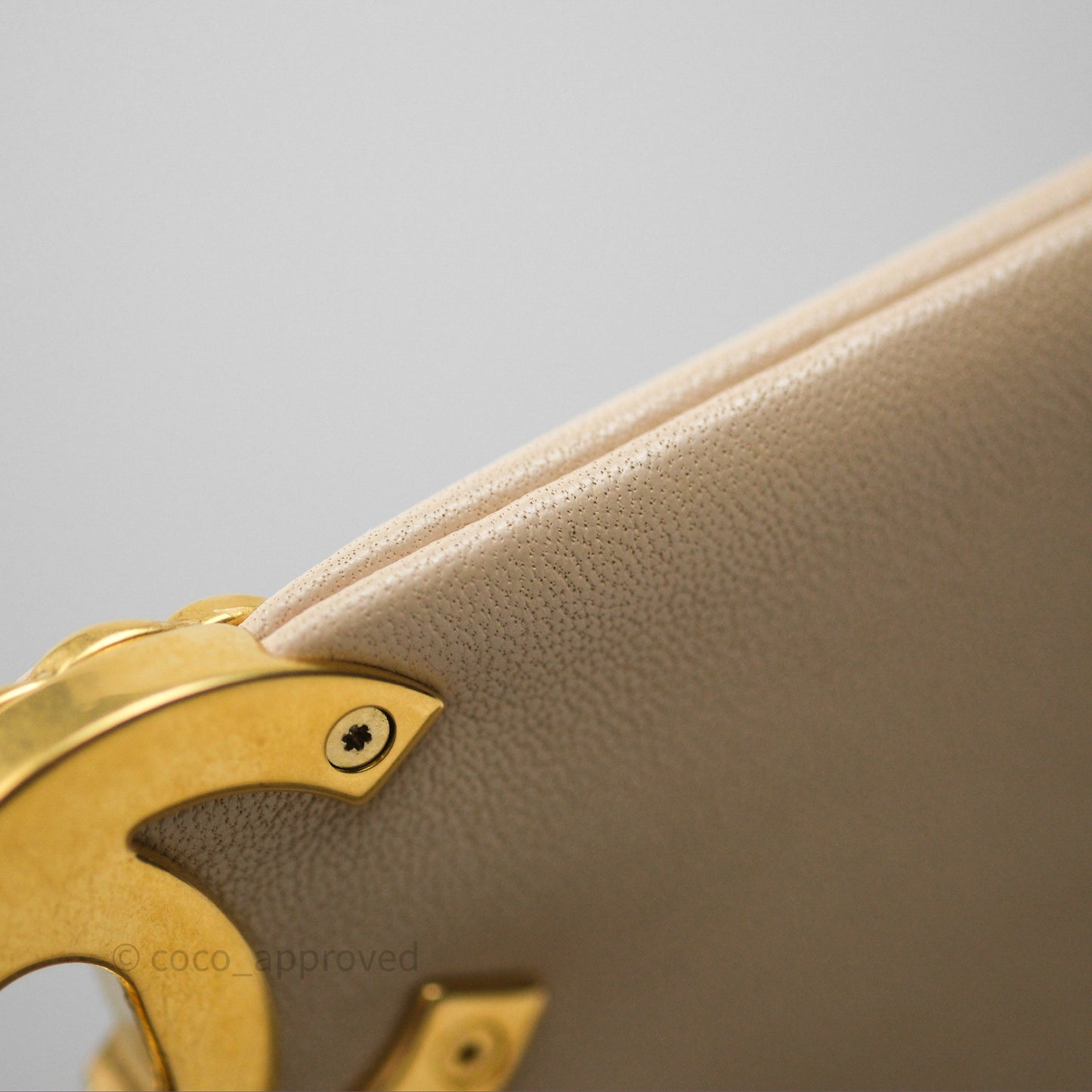 Chanel 19 Small Beige Mixed Hardware