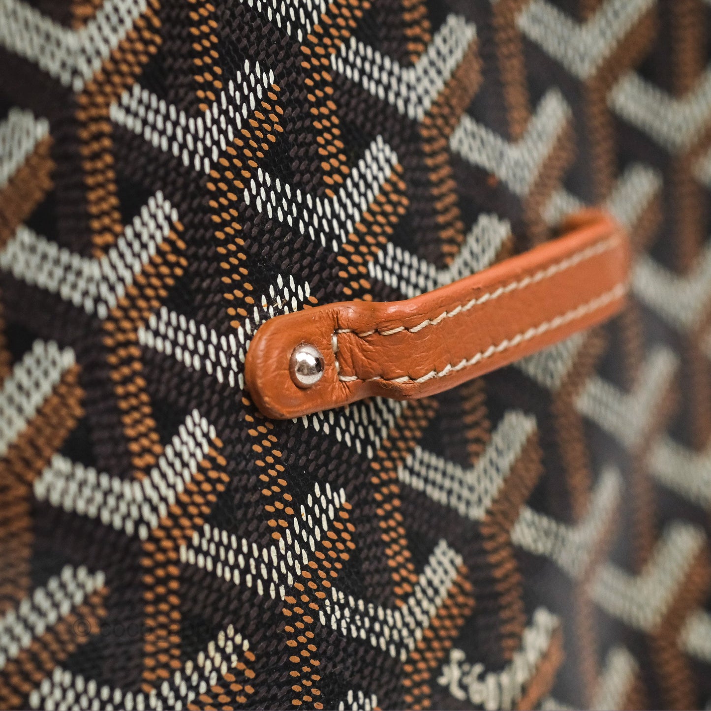 Goyard Saïgon Mini Bag Tan Goyardine Canvas/Chevroches Calfskin