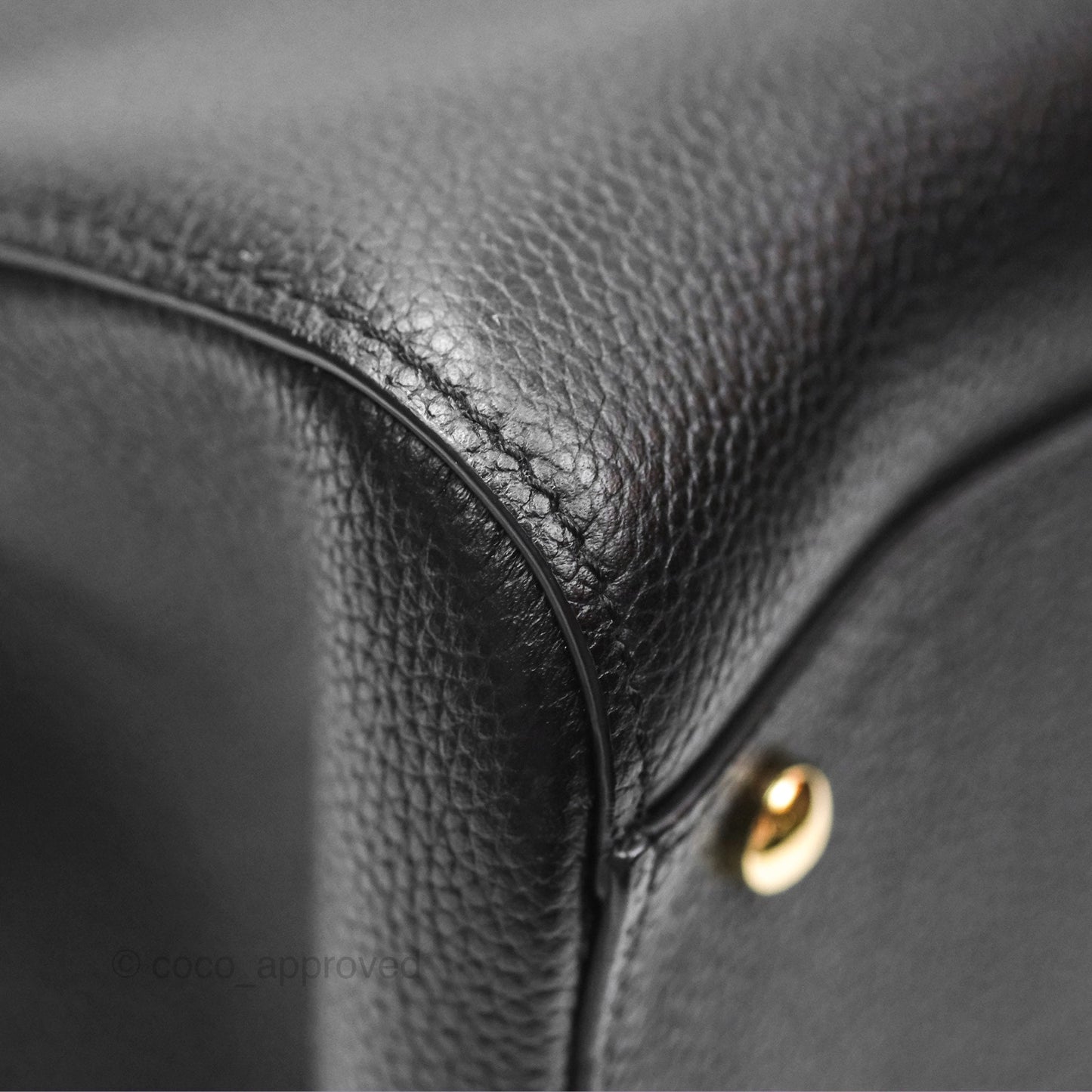 Chanel Small Neo Executive Tote Bag Black Grained Calfskin