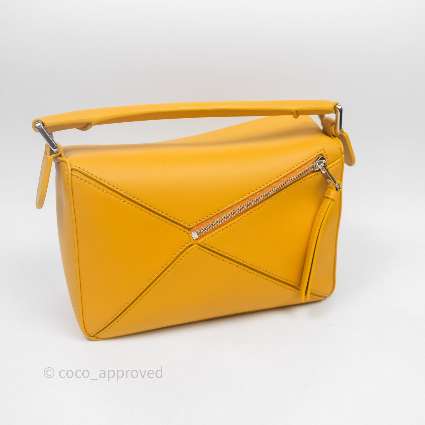 Loewe Small Puzzle Bag Sunflower With Logo Strap