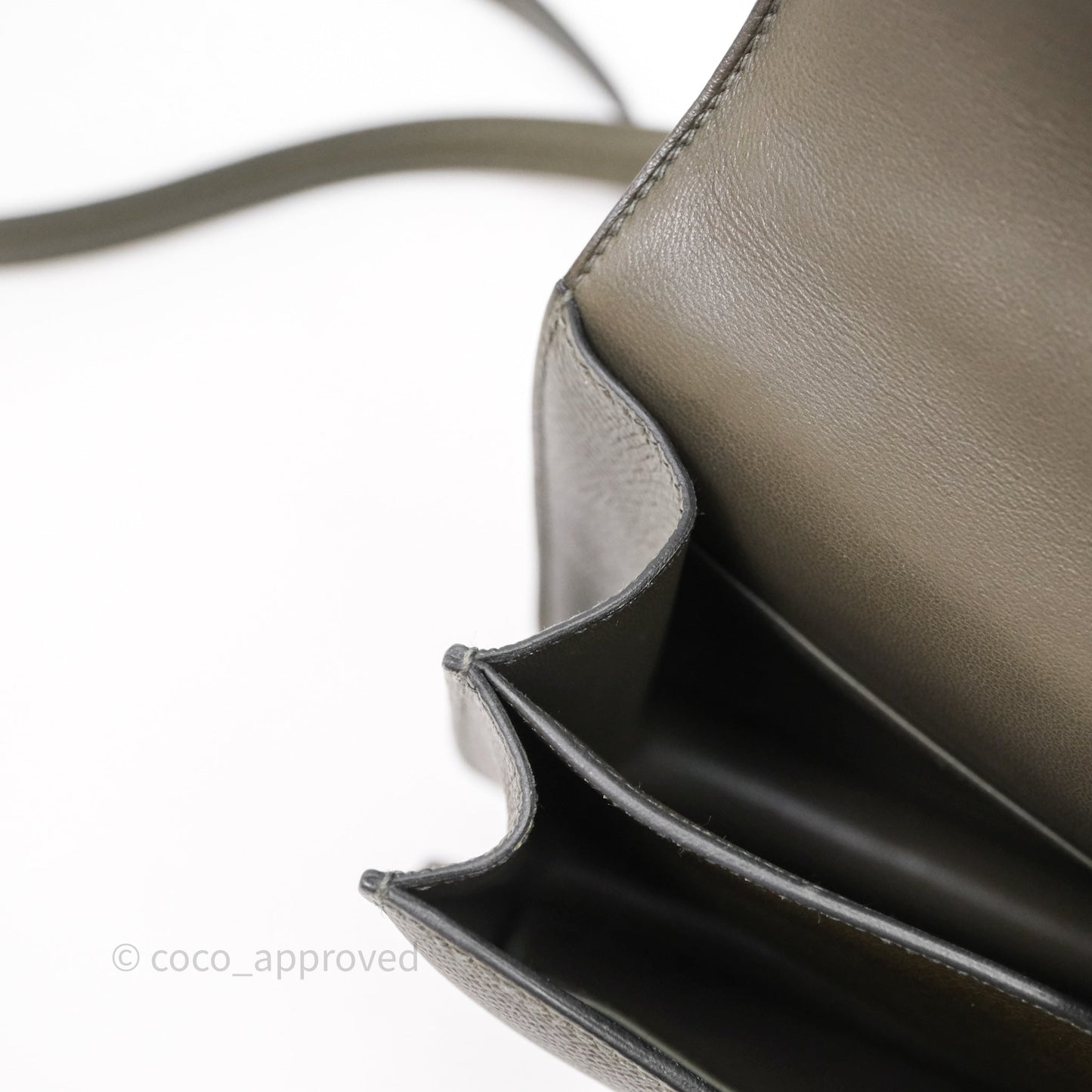 Hermès Constance Mini 18cm Vert de Gris C6 Epsom Gold Hardware