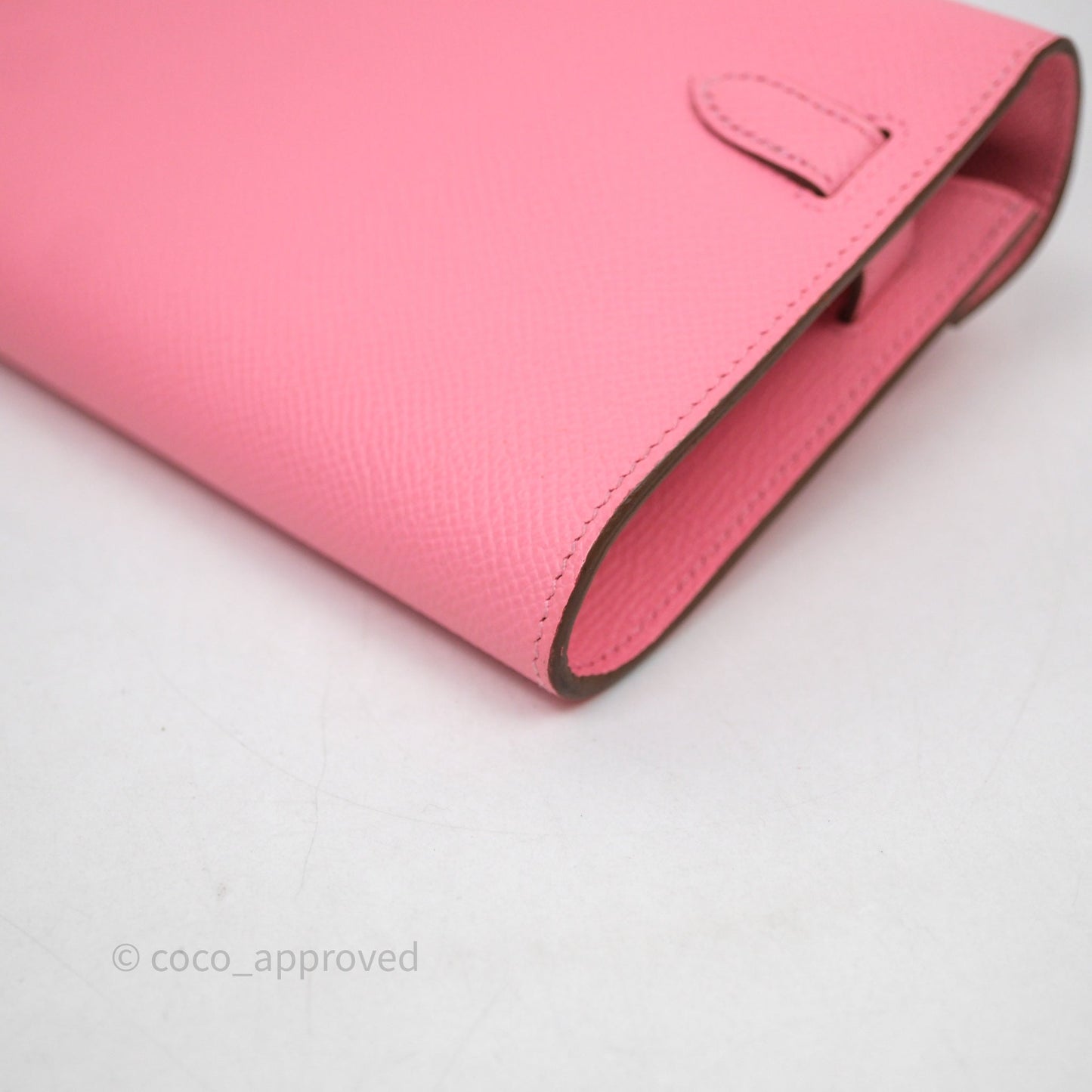 Hermès Kelly To Go Wallet Rose Confetti Epsom Palladium Hardware