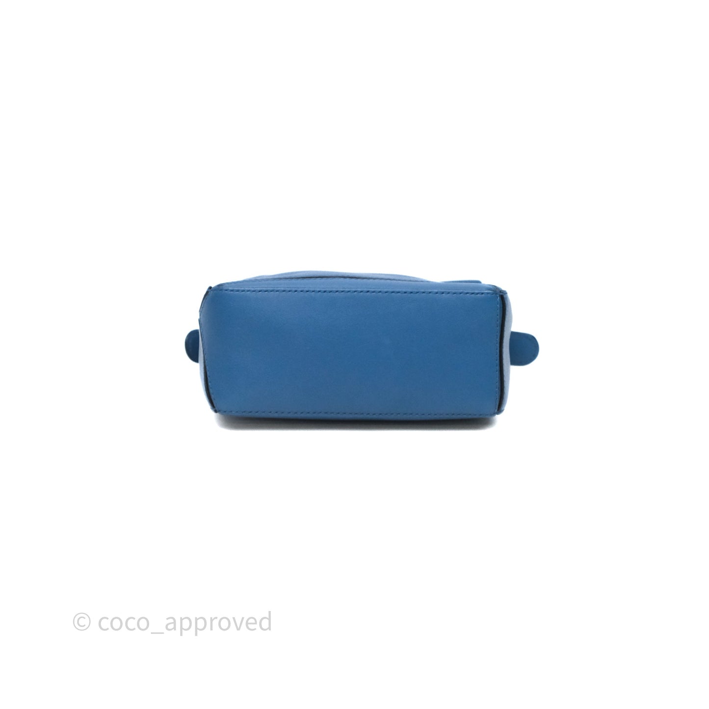 Loewe Mini Puzzle Bag Blue Calfskin