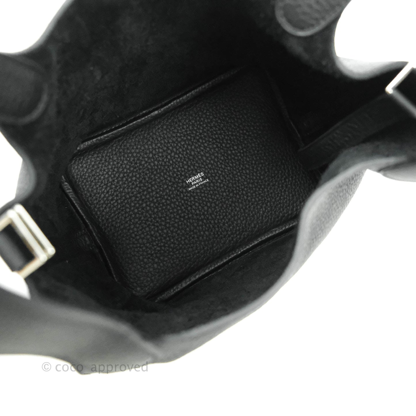 Hermès Taurillon Clemence Picotin Lock 18 PM Black Palladium Hardware