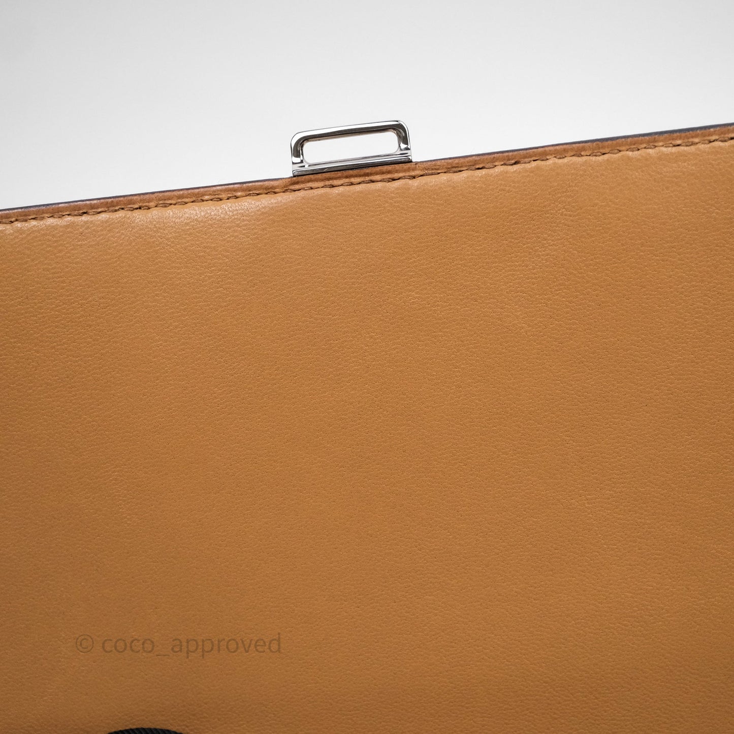 Hermès Della Cavalleria Mini Bag Alezan 3G Epsom Palladium Hardware
