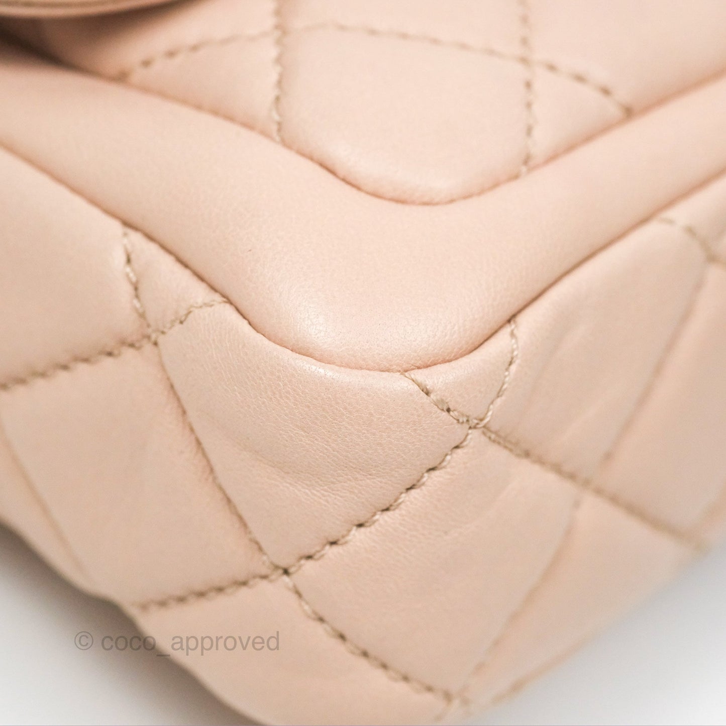 Chanel Flap Bag Pink Aged Gold Hardware