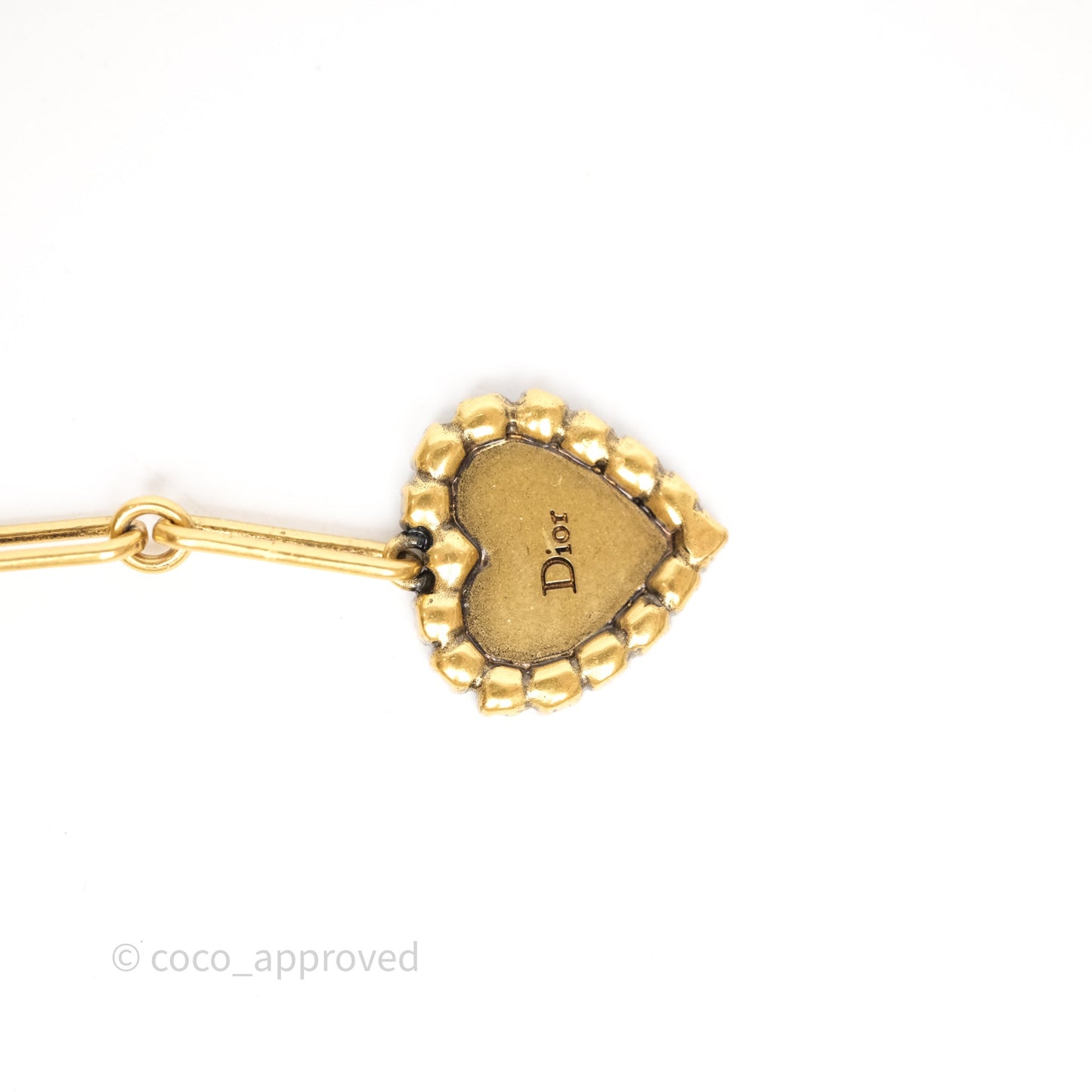 Christian Dior Bee Heart Drop JADIOR Crystals Earrings