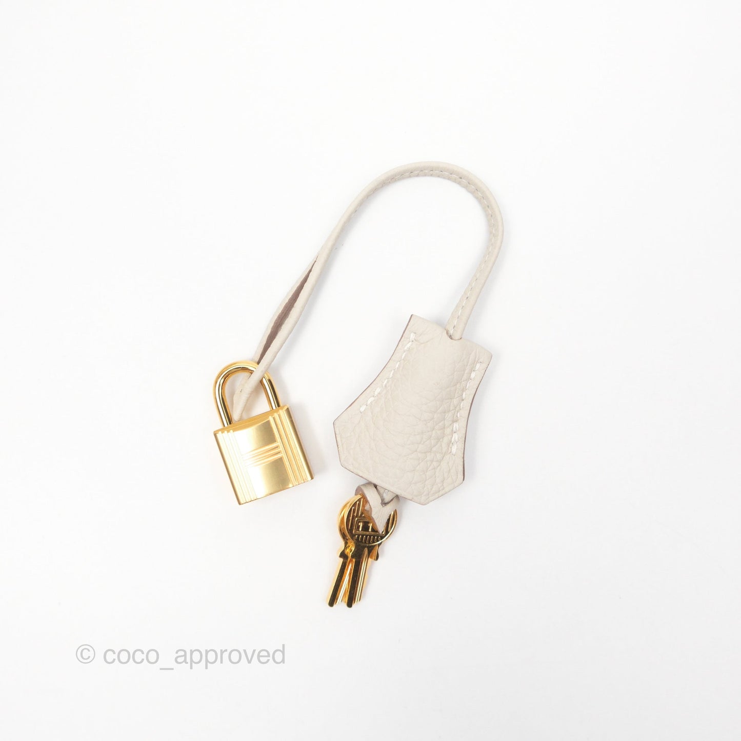 Hermès Kelly 28 Retourn Craie 10 Togo Gold Hardware