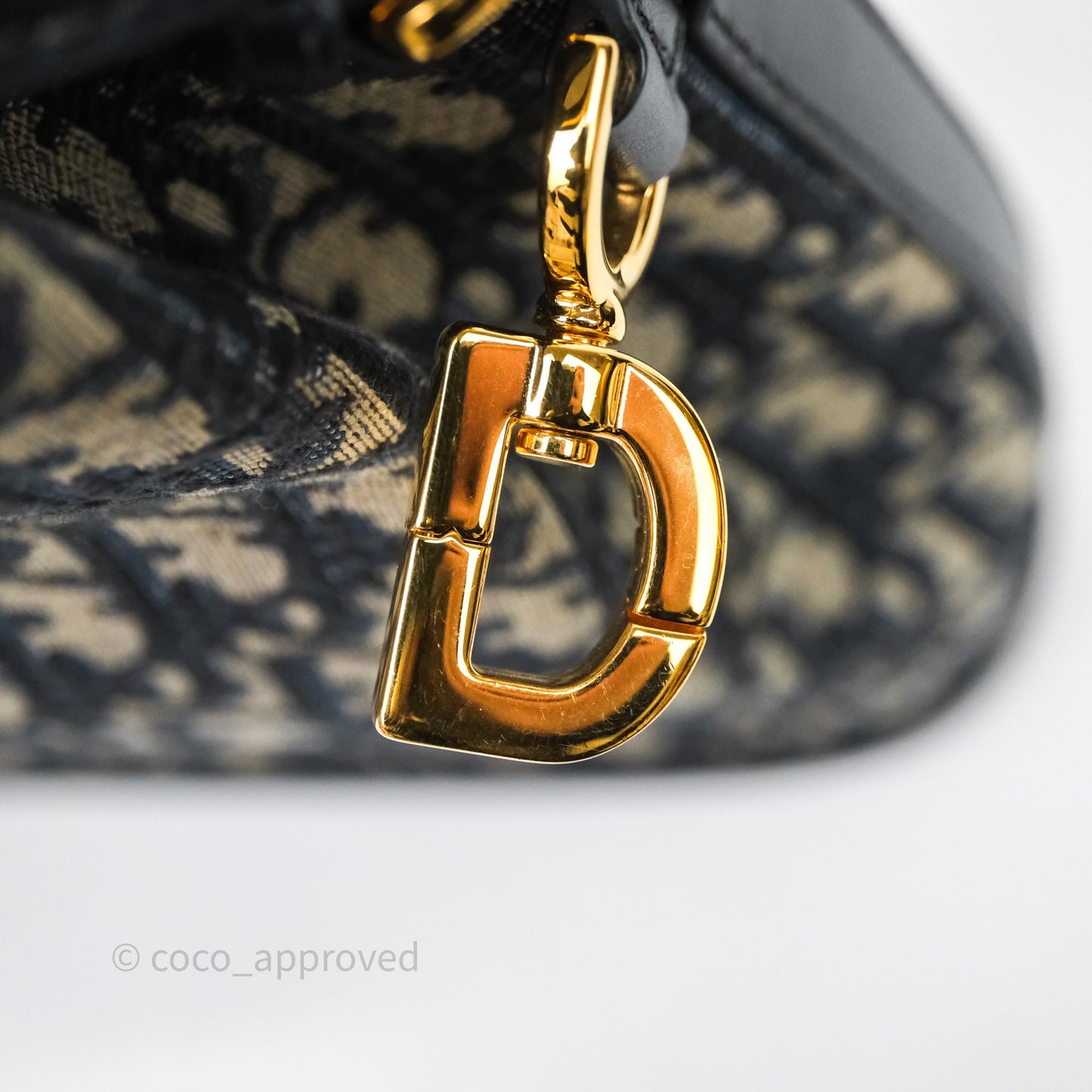 Christian Dior Medium O C'est Dior Bucket Bag Blue Dior Oblique Jacquard
