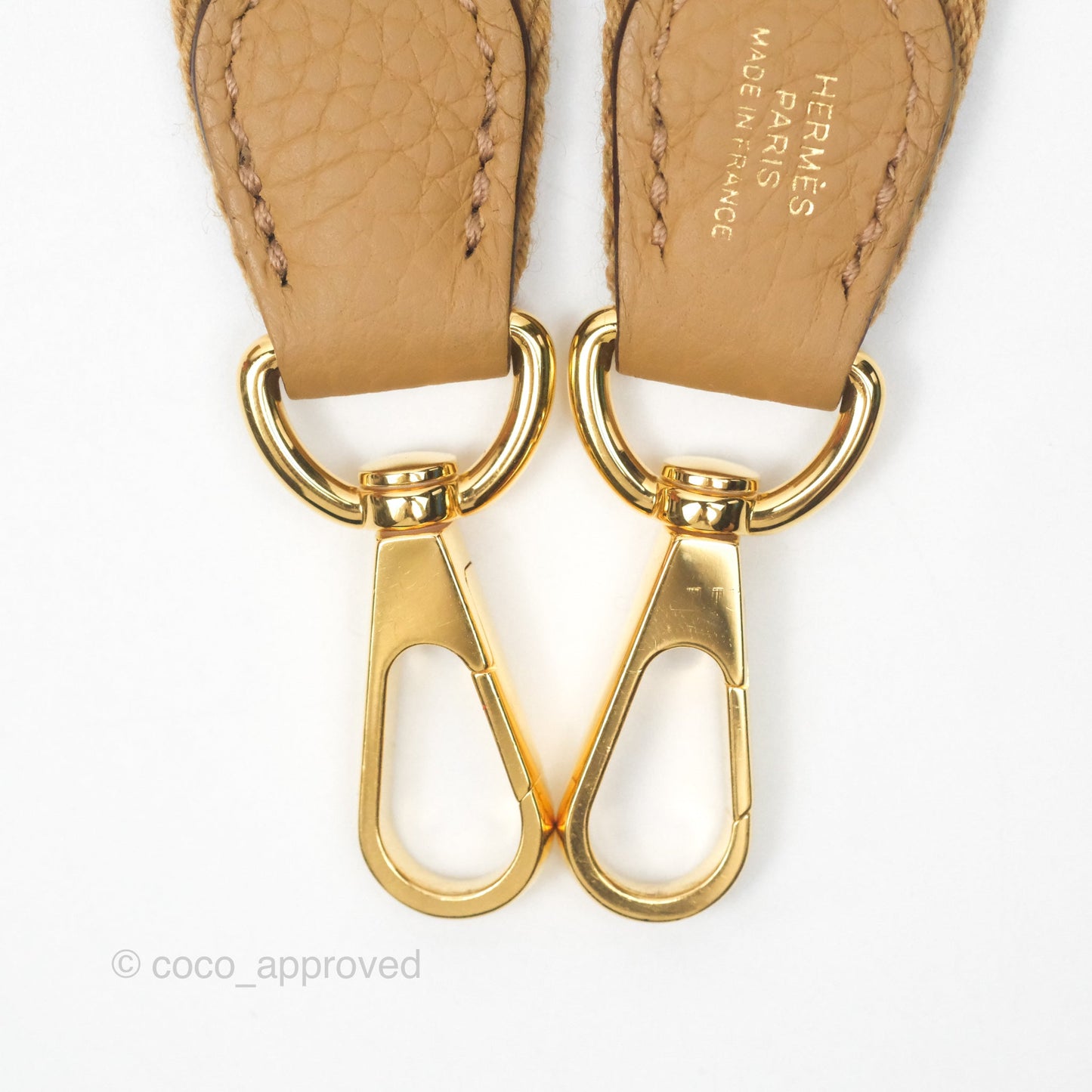 Hermès Mini Evelyne 16 Biscuit 48 Clemence Gold Hardware