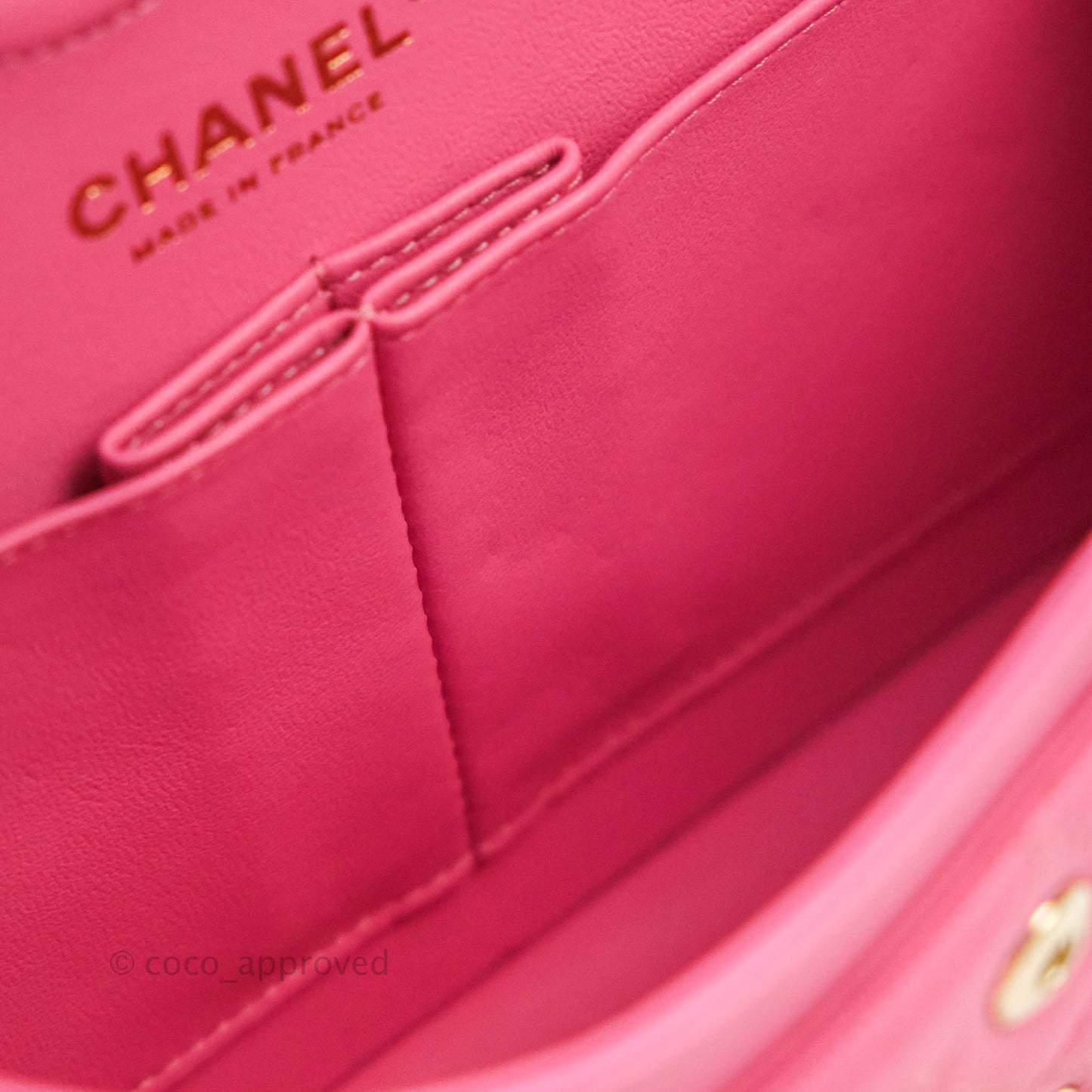 Chanel Classic Small S/M Flap Pink Caviar Gold Hardware 21P