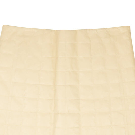 NWT Luxury Bottega Veneta Bone Checkered Leather Skirt