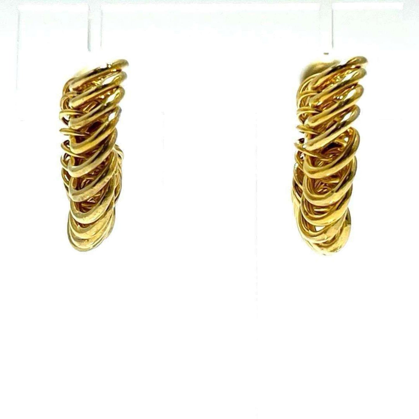 Luxury Bottega Veneta  Plating  925 Hoop Earrings ()