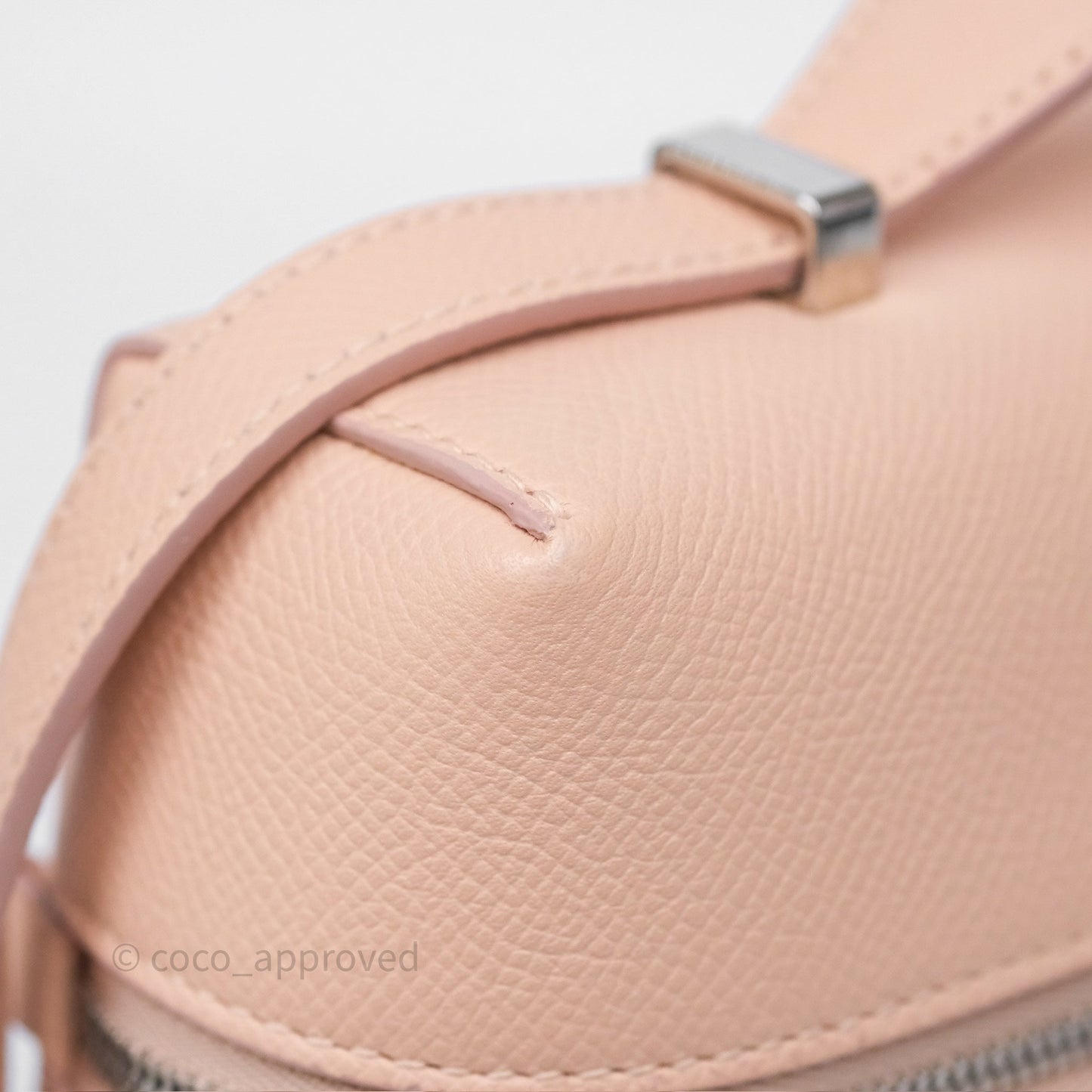 Loro Piana Extra Bag L27 Pink Calfskin Silver Hardware