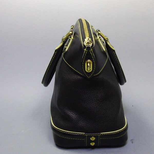 LOUIS VUITTON Handbag M91875 Calfskin Noir (Black) Suhari LockitPM Women