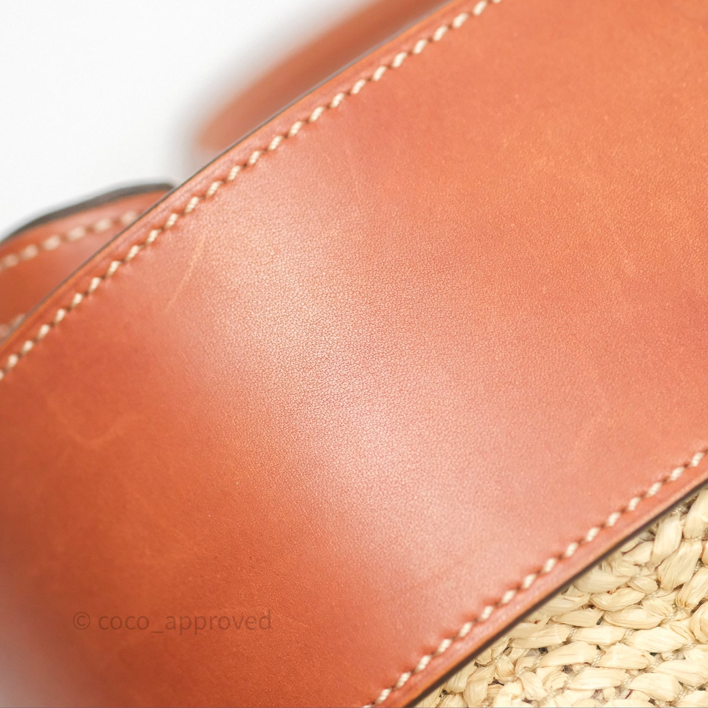 Delvaux Cool Box MM Bohème Raffia Brown