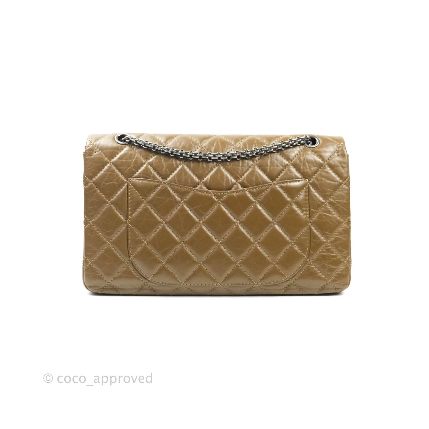 Chanel Reissue Quilted Aged Calfskin Taupe Ruthenium Hardware 227