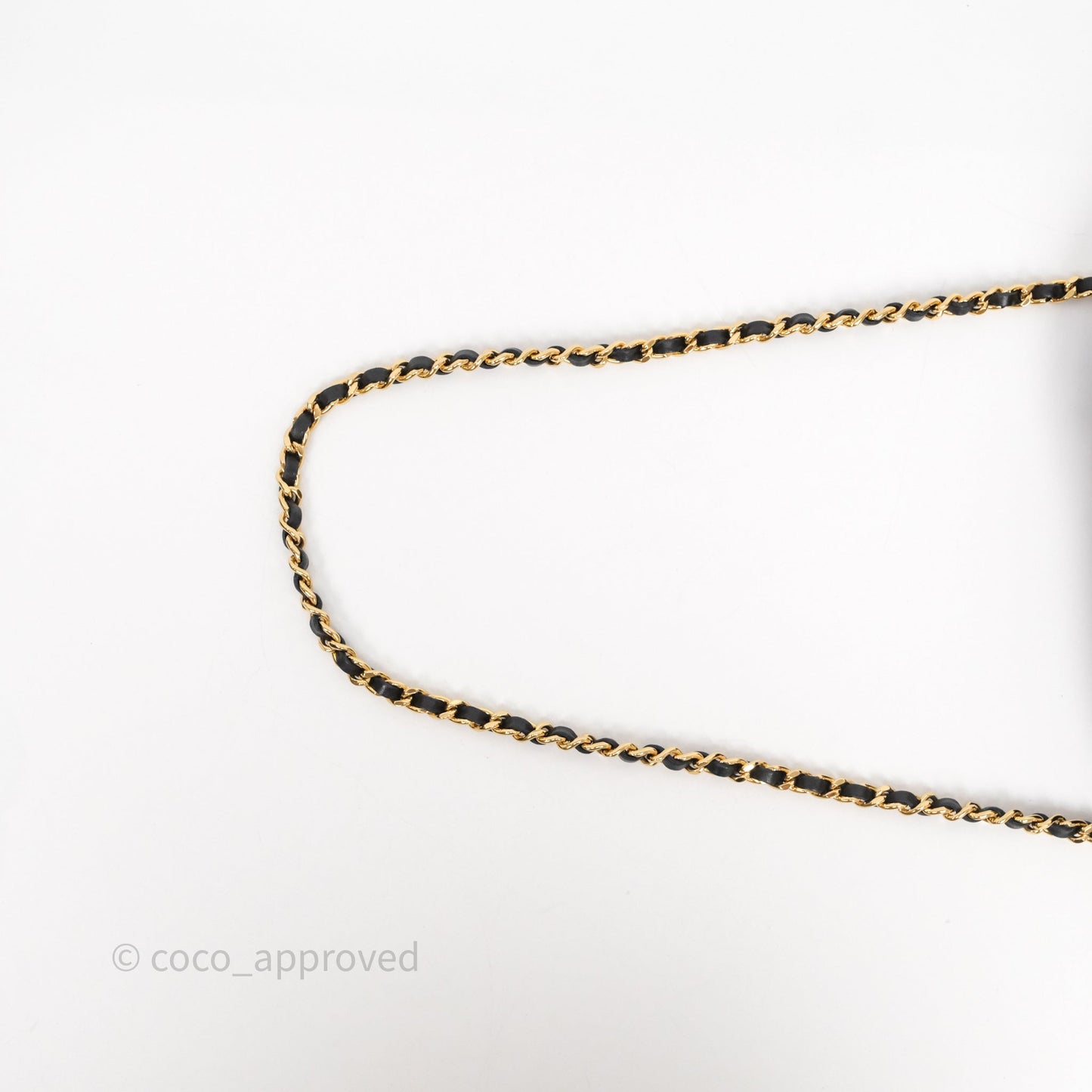 Chanel Clutch With Heart Chain Black Lambskin Gold Hardware