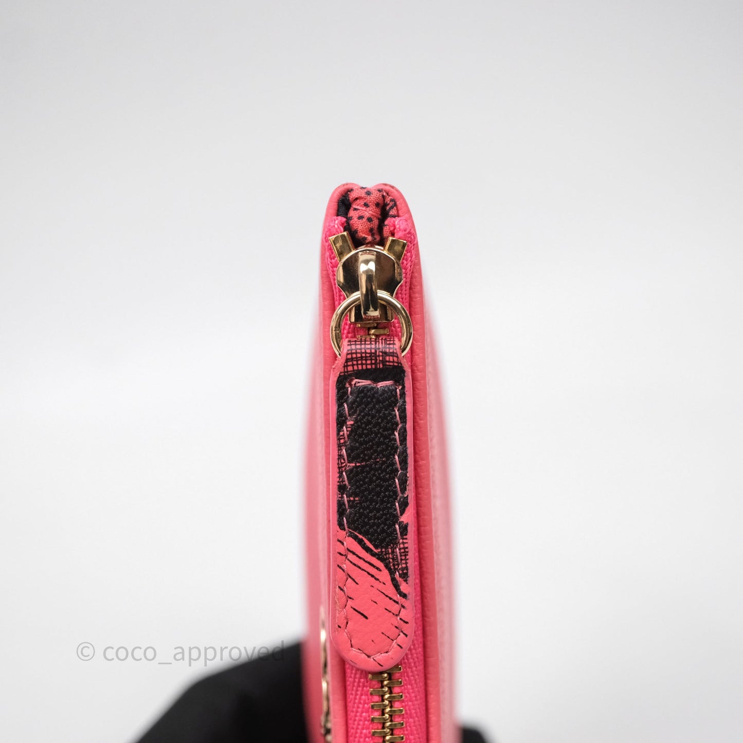 Chanel Camellia Mini O Case Pink Calfskin Gold Hardware