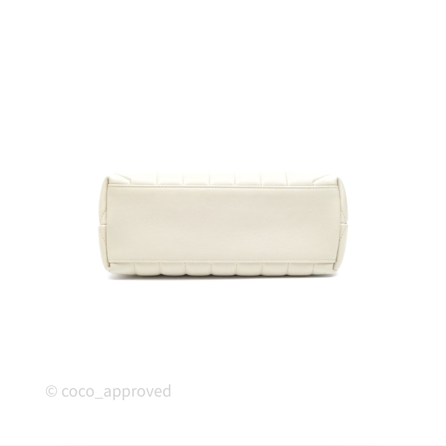 Saint Laurent Loulou Small Flap Bag Ivory Light Beige Gold Hardware
