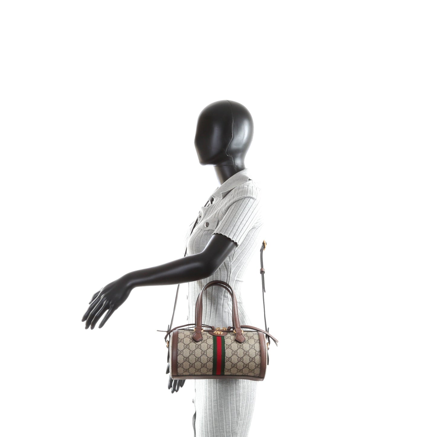 Luxury Gucci Ophidia Boston Bag Small in GG Supreme
