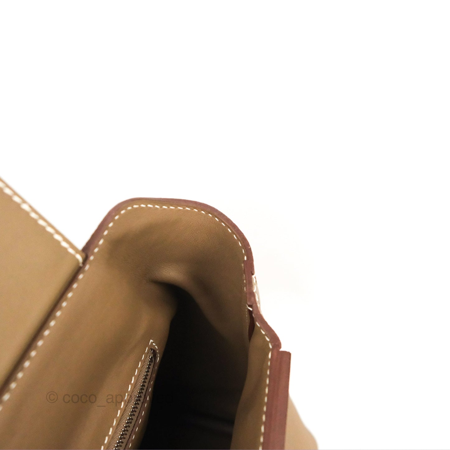 Hermès 24/24 29 Etoupe Togo Palladium Hardware