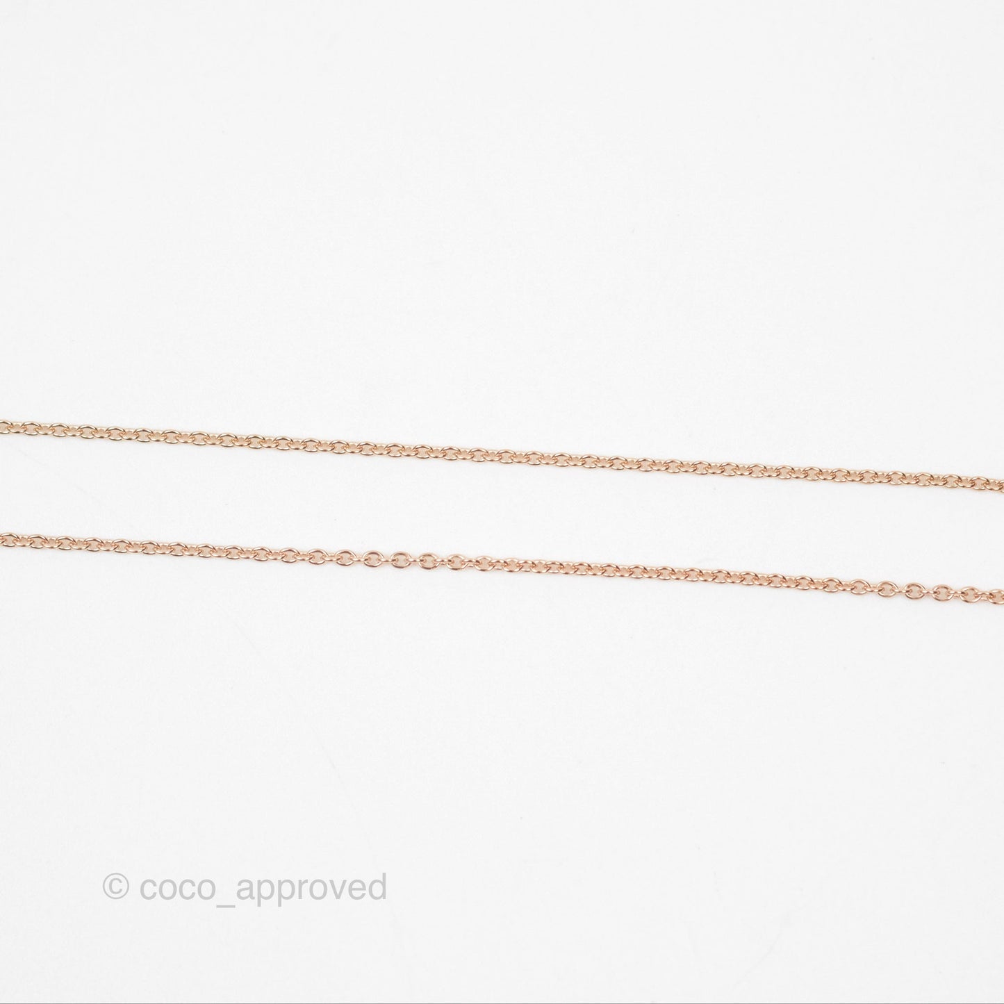 Hermès Finesse Necklace Rose Gold