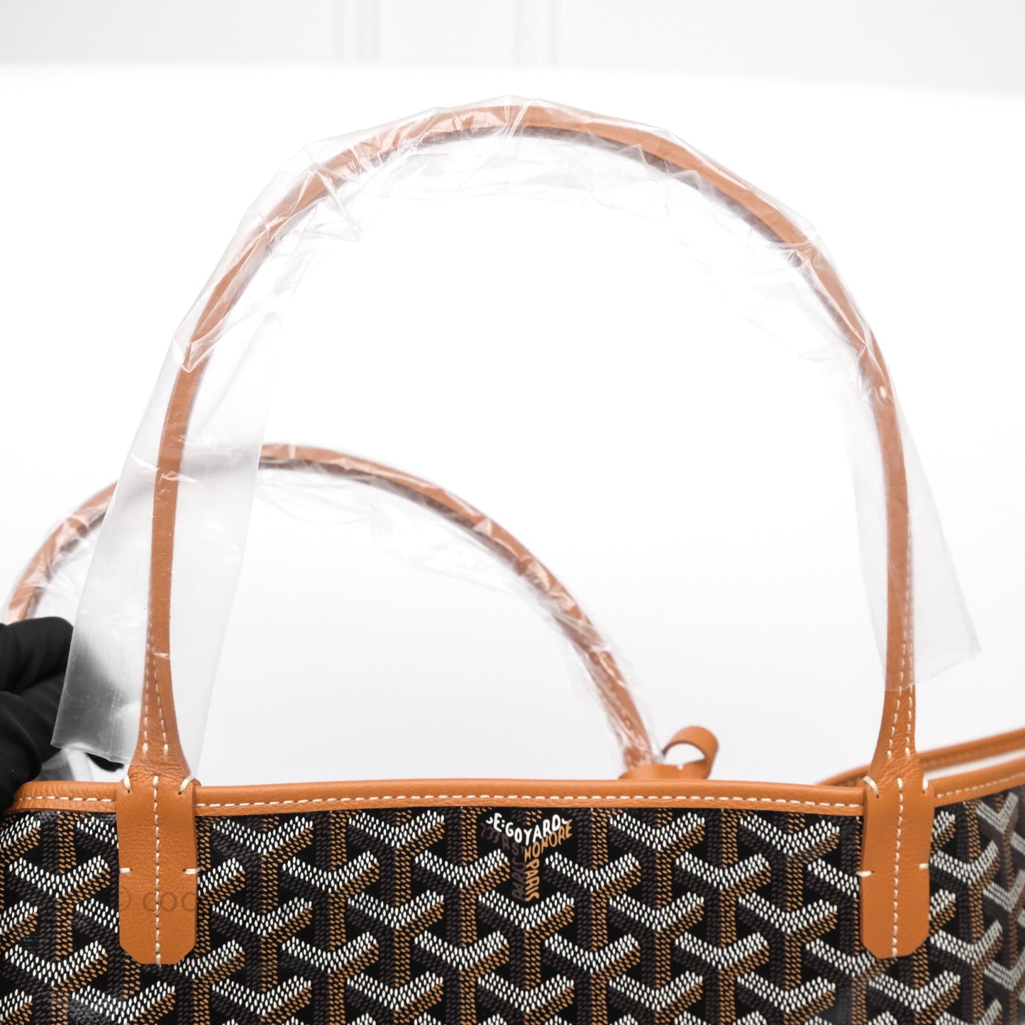 Goyard St Louis Tote GM Tan Black