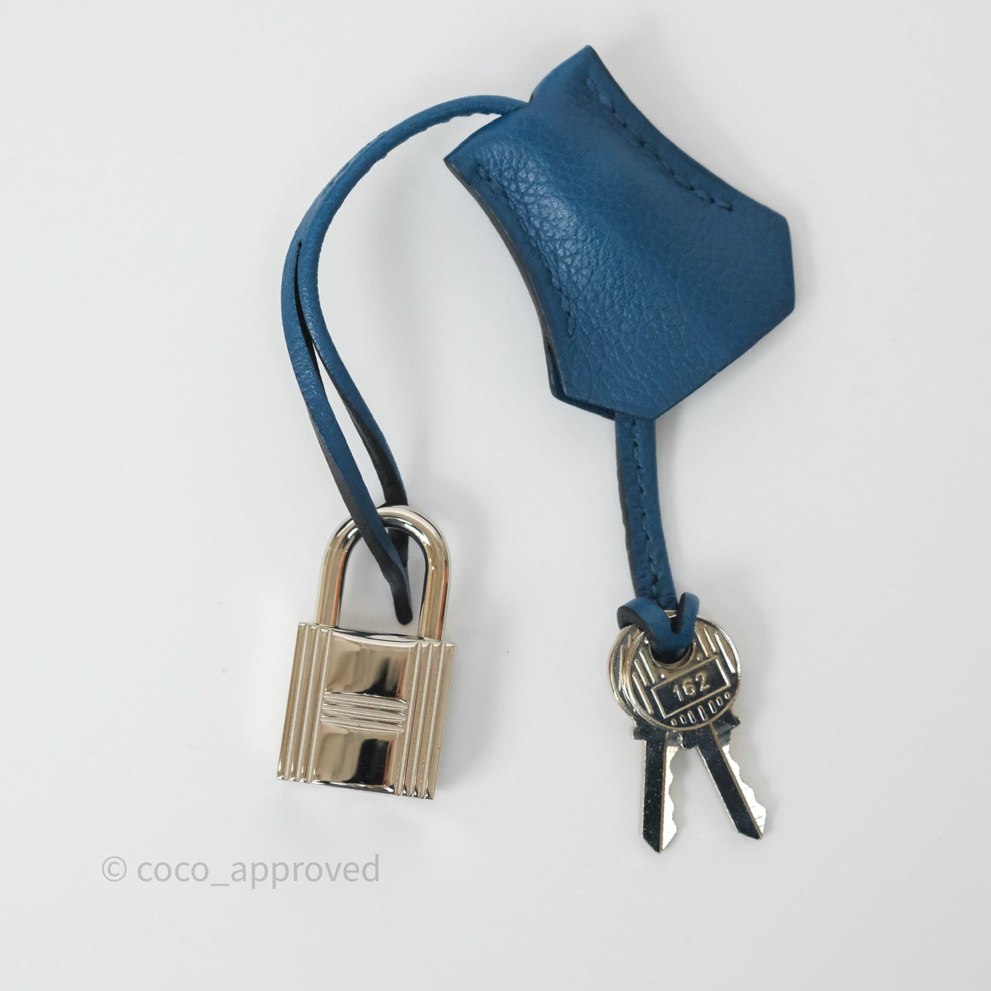 Hermès ToolBox 20 Bleu Cobalt 7C Evercolor Palladium Hardware