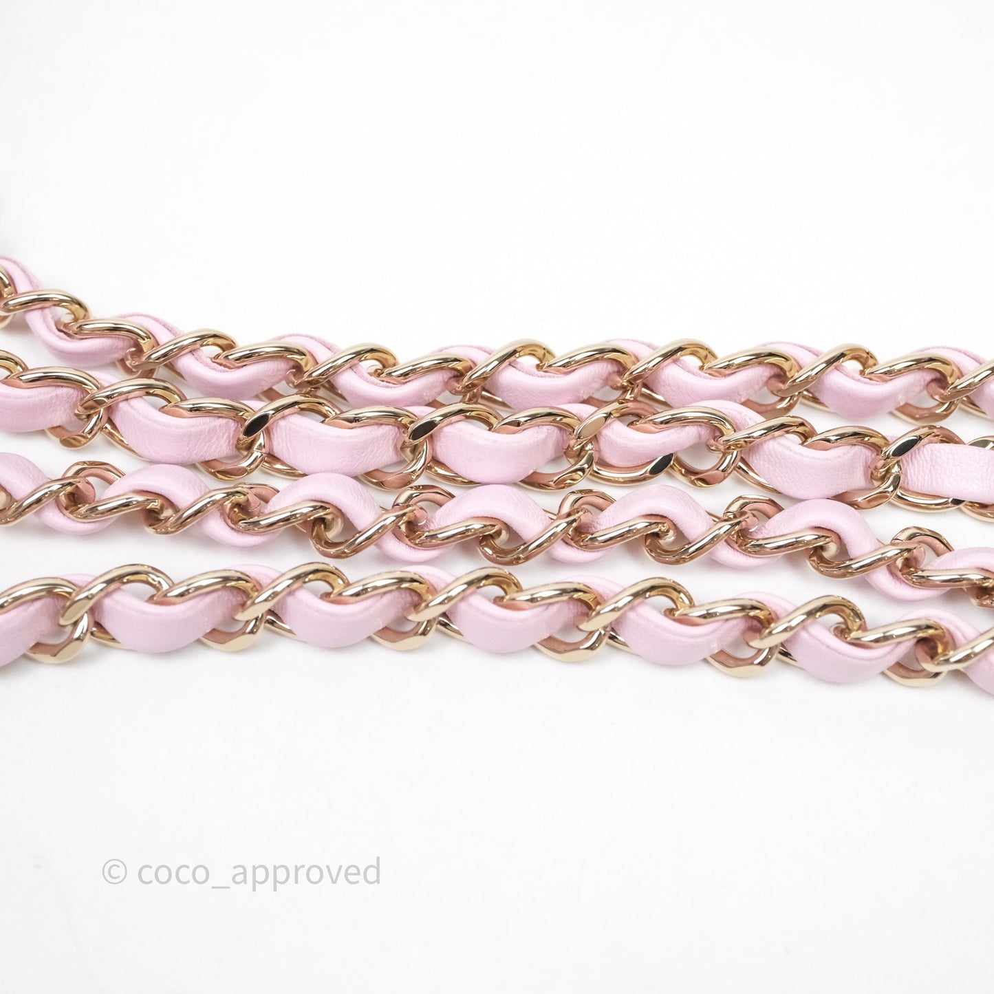Chanel Classic Mini Rectangular Flap Pink Tweed Gold Hardware