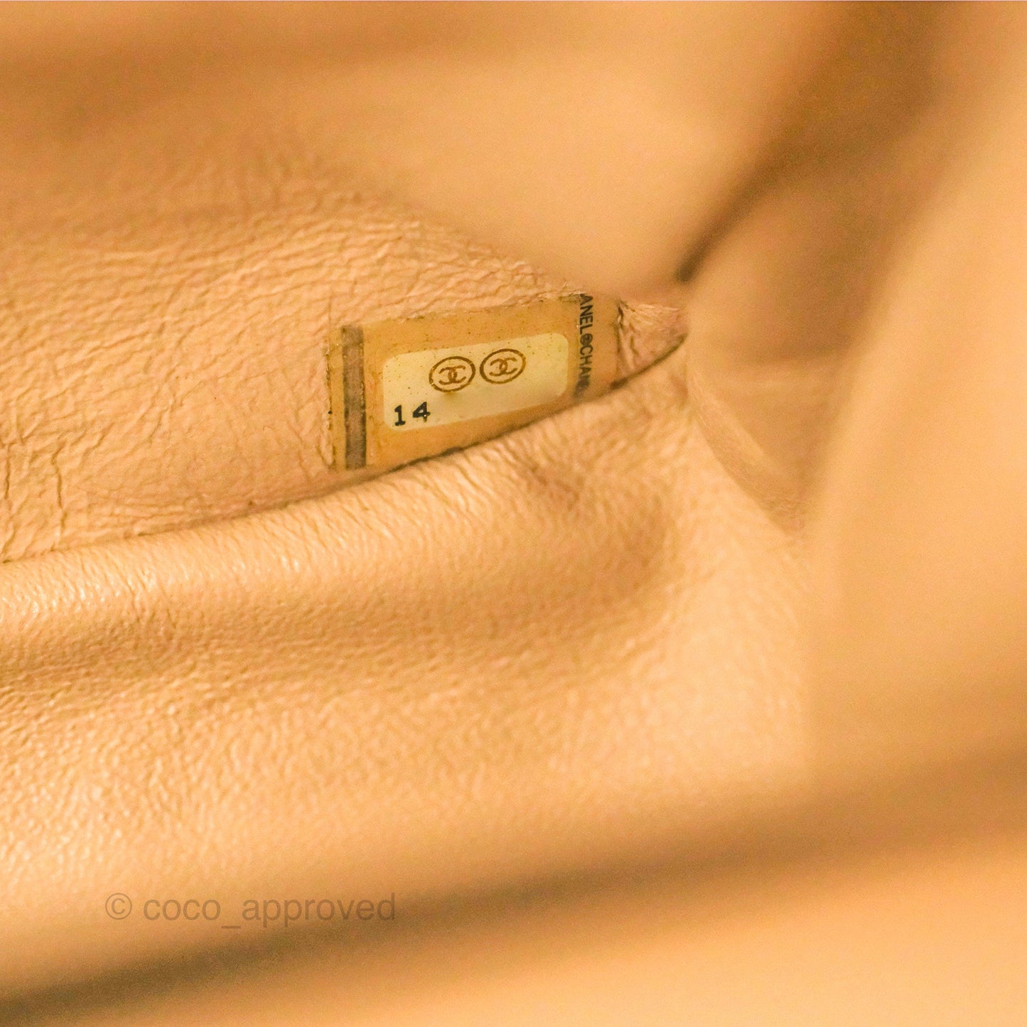Chanel Jumbo Double Flap Beige Caviar Gold Hardware⁣⁣