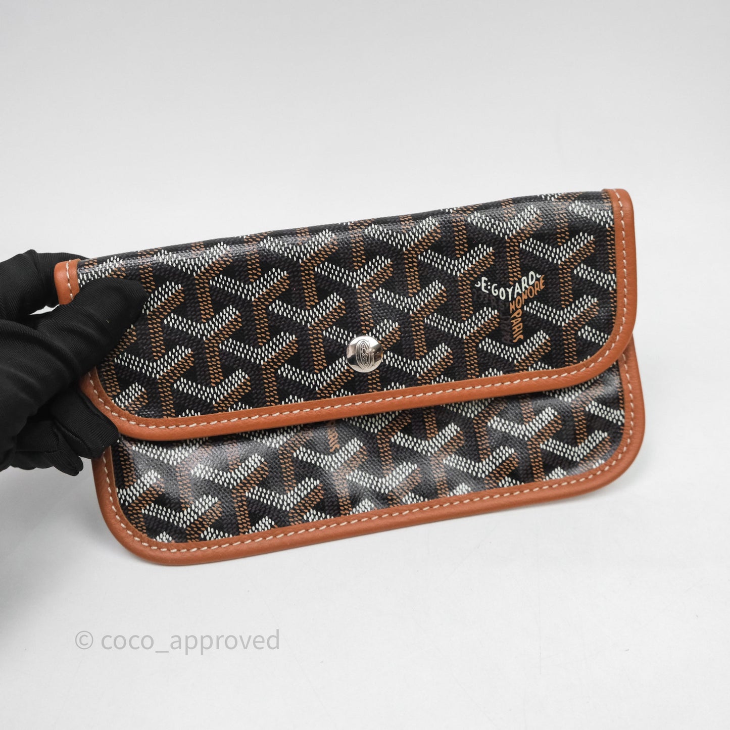Goyard St Louis Tote GM Tan Black
