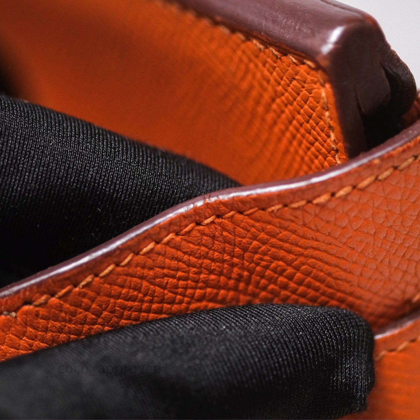 Hermès Birkin 30 Retourne Orange Epsom Palladium Hardware