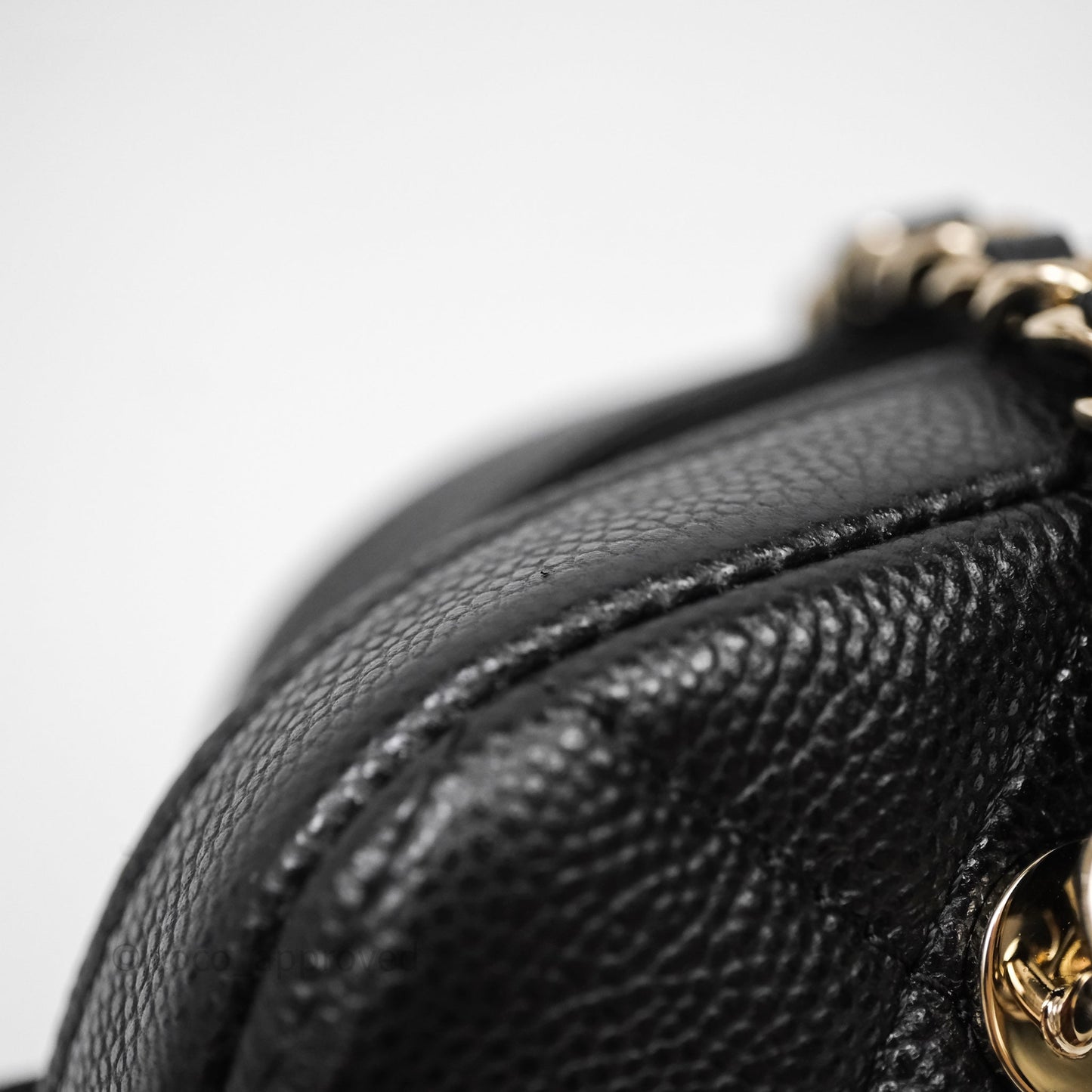 Chanel Clutch with Chain Caviar Black Gold Hardware