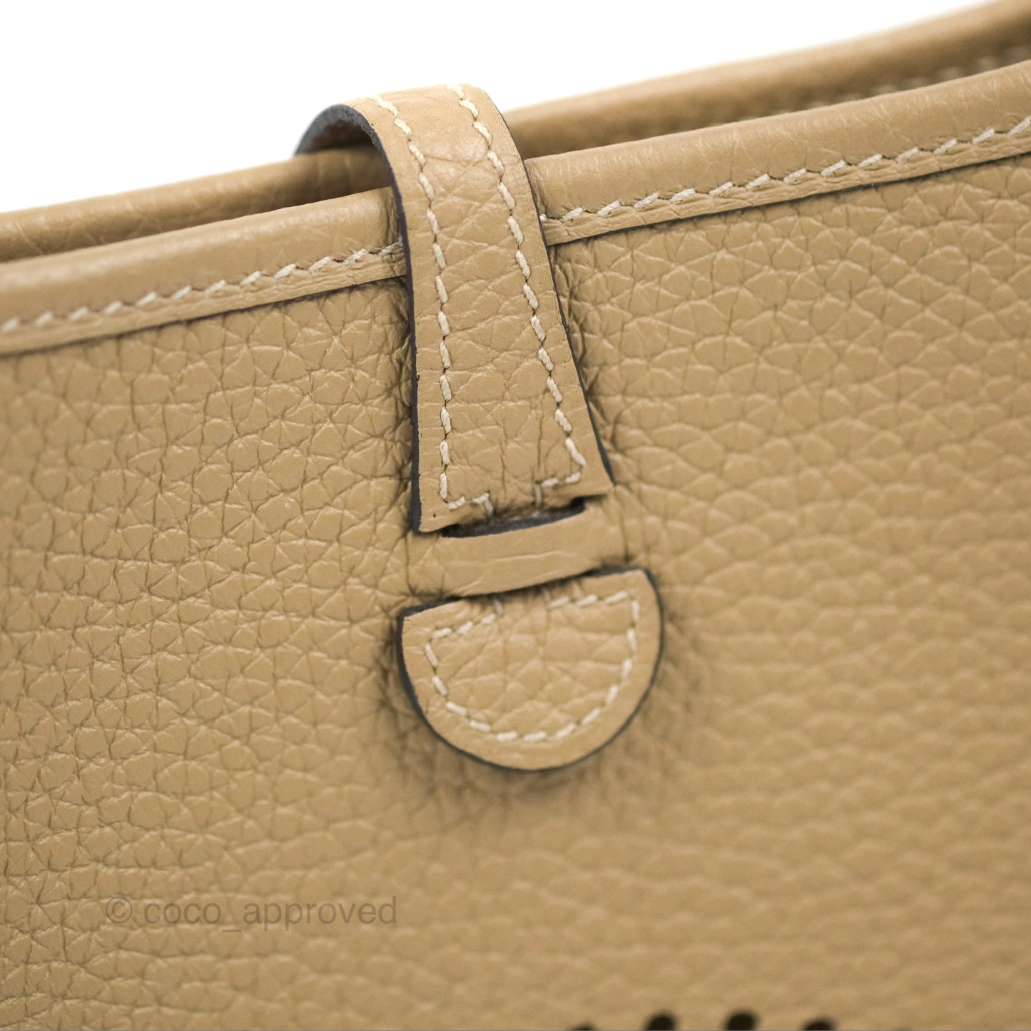 Hermès Mini Evelyne 16 Trench Clemence Gold Hardware
