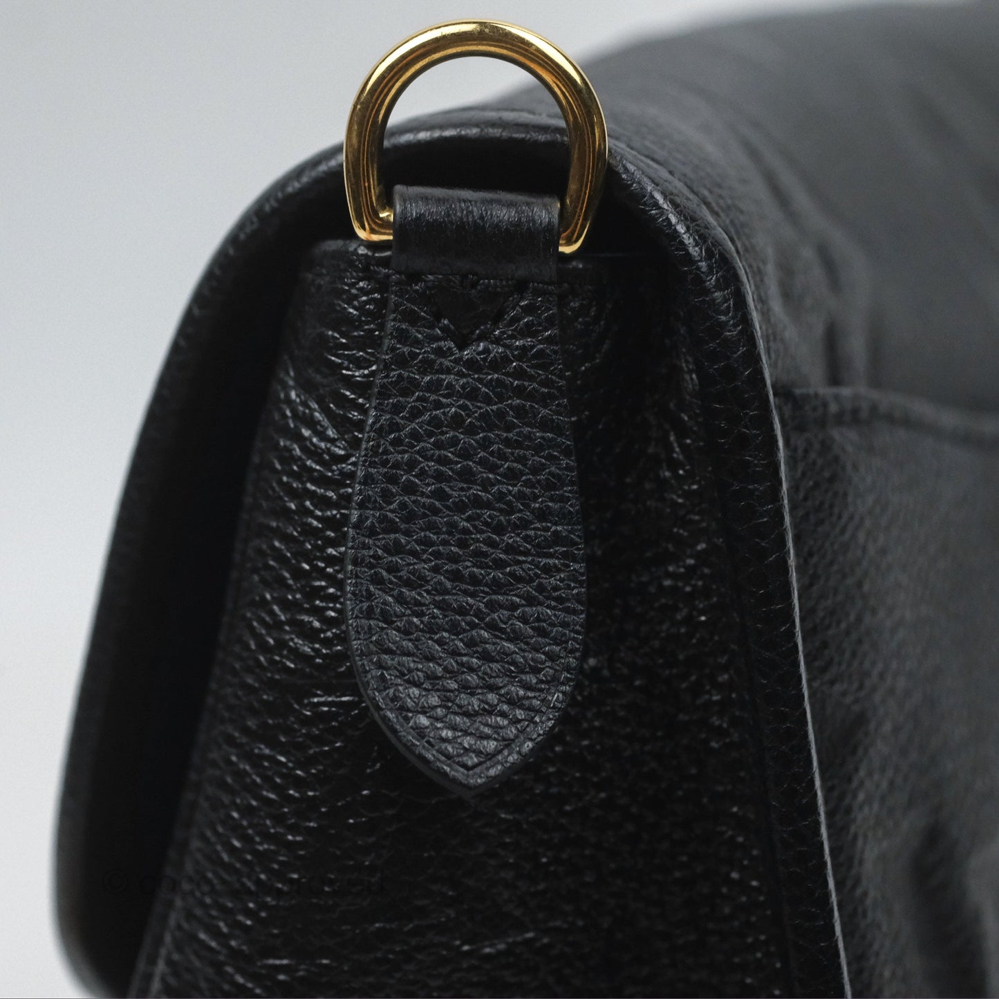 Louis Vuitton Diane Black Monogram Empreinte Leather