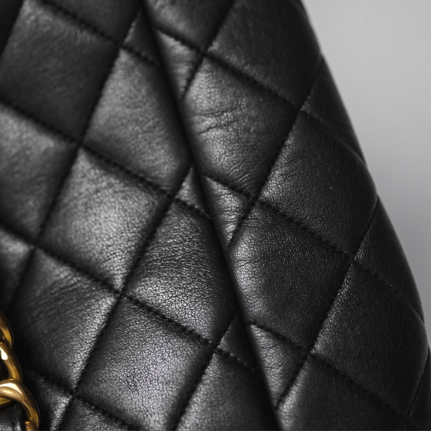 Chanel Vintage CC Duma Backpack Black Lambskin 24K Gold Hardware