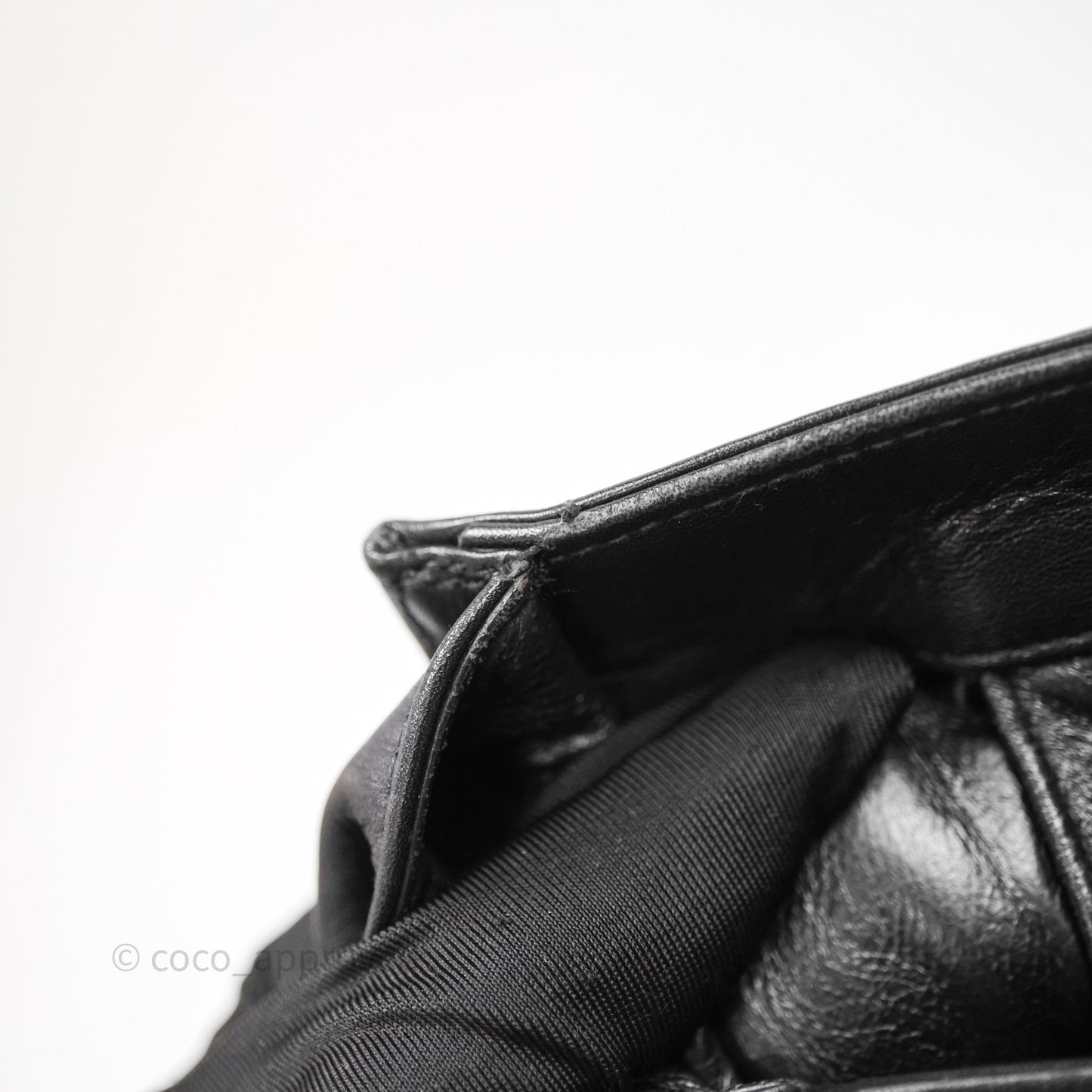 Chanel Vintage Shoulder Bag Black Calfskin Gold Hardware