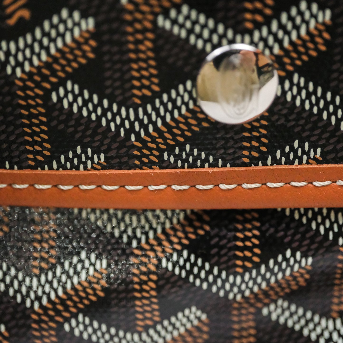 Goyard St Louis Tote PM Tan Black