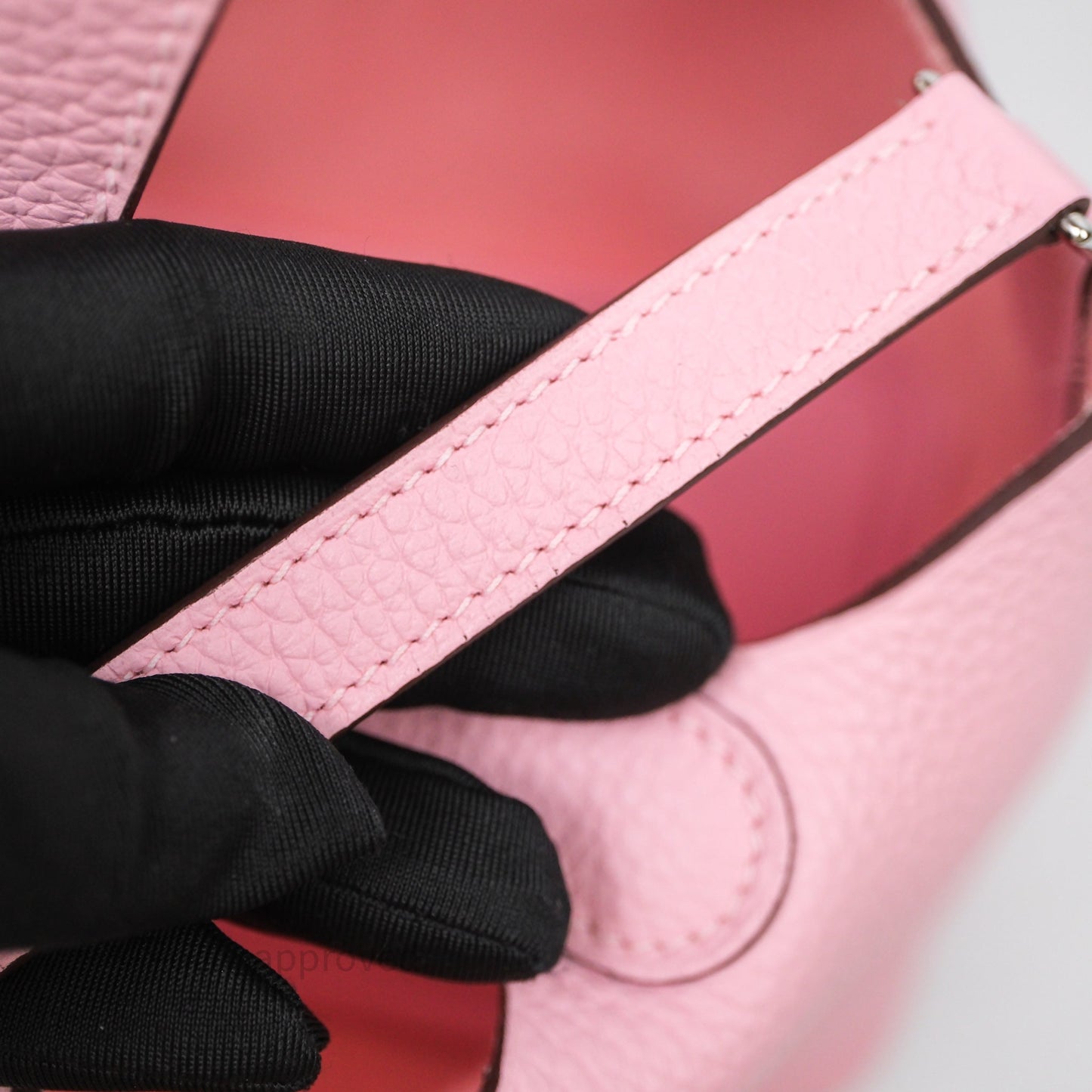 Hermès Picotin 18 Rose Sakura 3Q Clemence Palladium Hardware